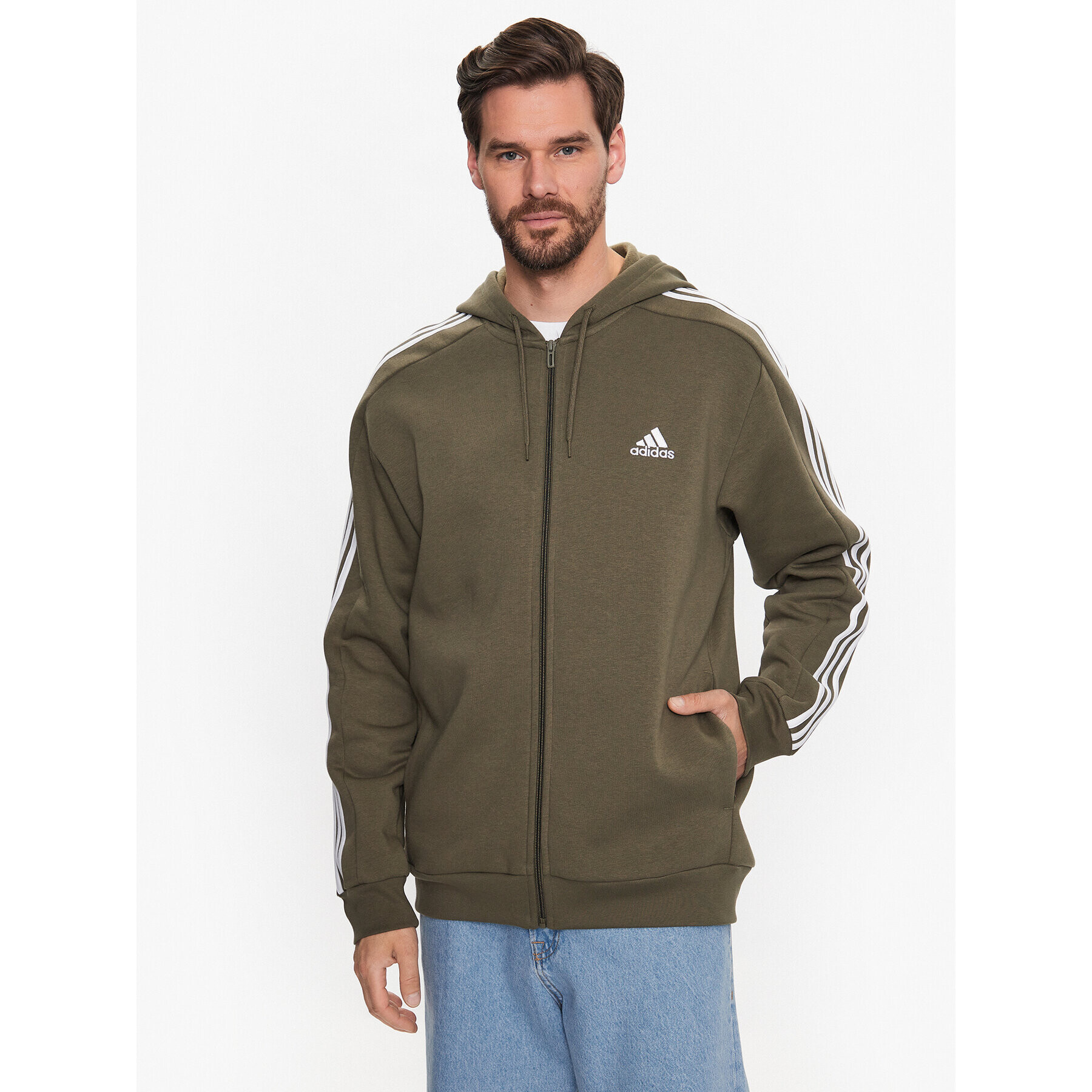 adidas Суитшърт IJ6492 Зелен Regular Fit - Pepit.bg