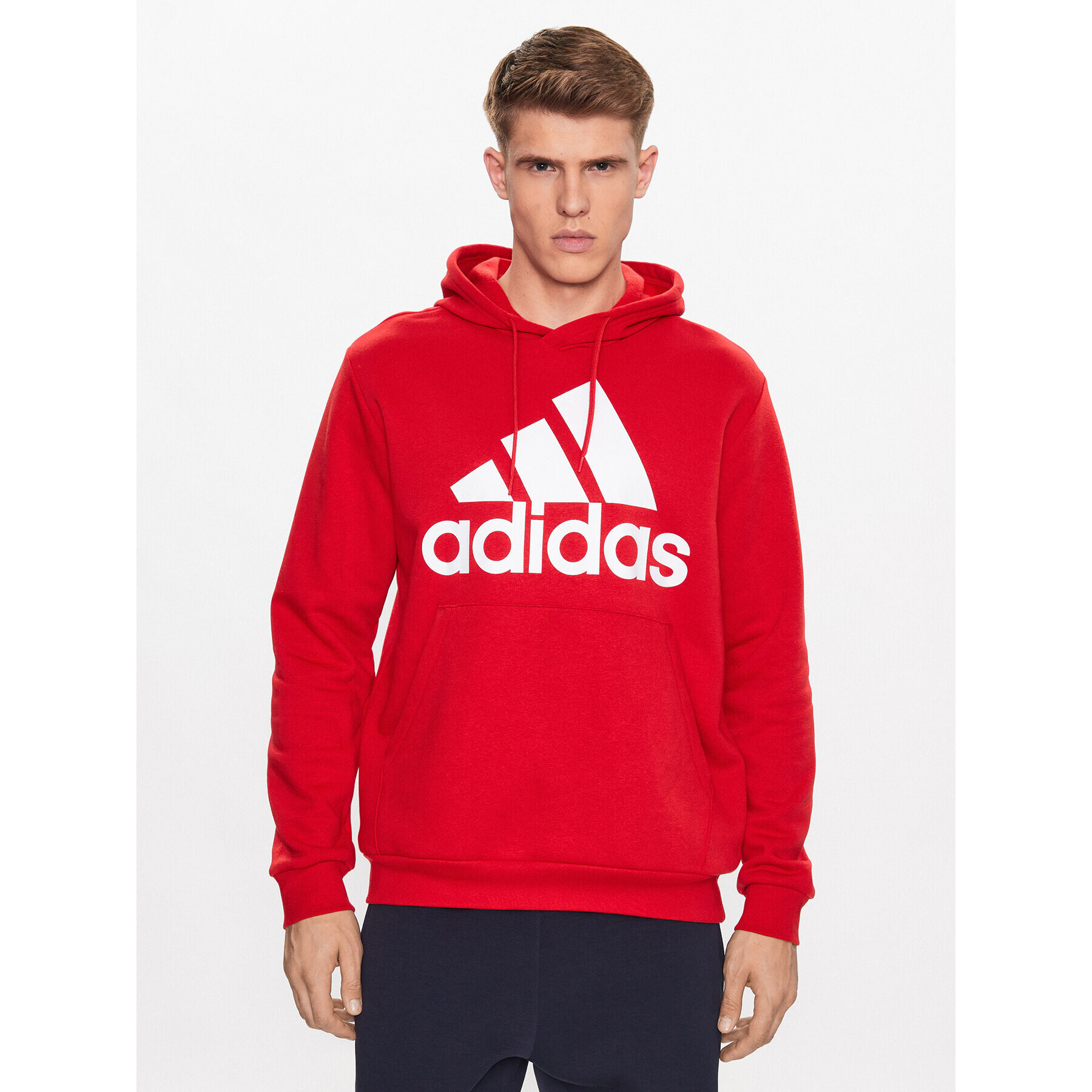 adidas Суитшърт IJ8911 Червен Regular Fit - Pepit.bg