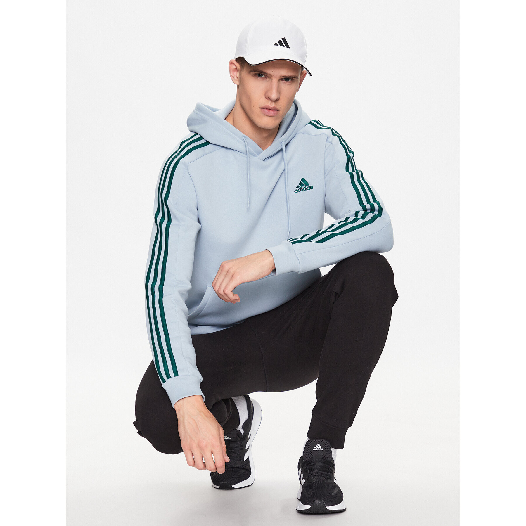 adidas Суитшърт IJ8936 Син Regular Fit - Pepit.bg