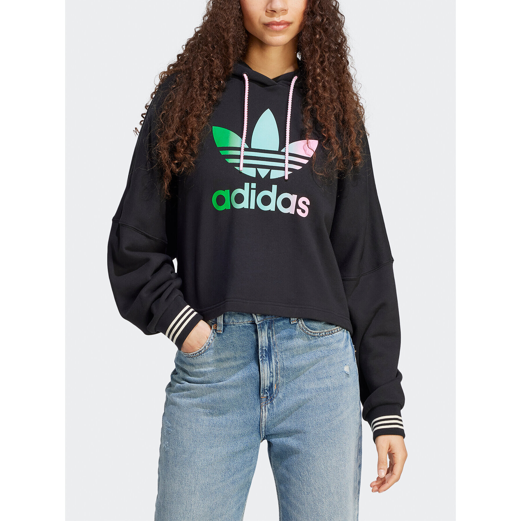 adidas Суитшърт IK7864 Черен - Pepit.bg