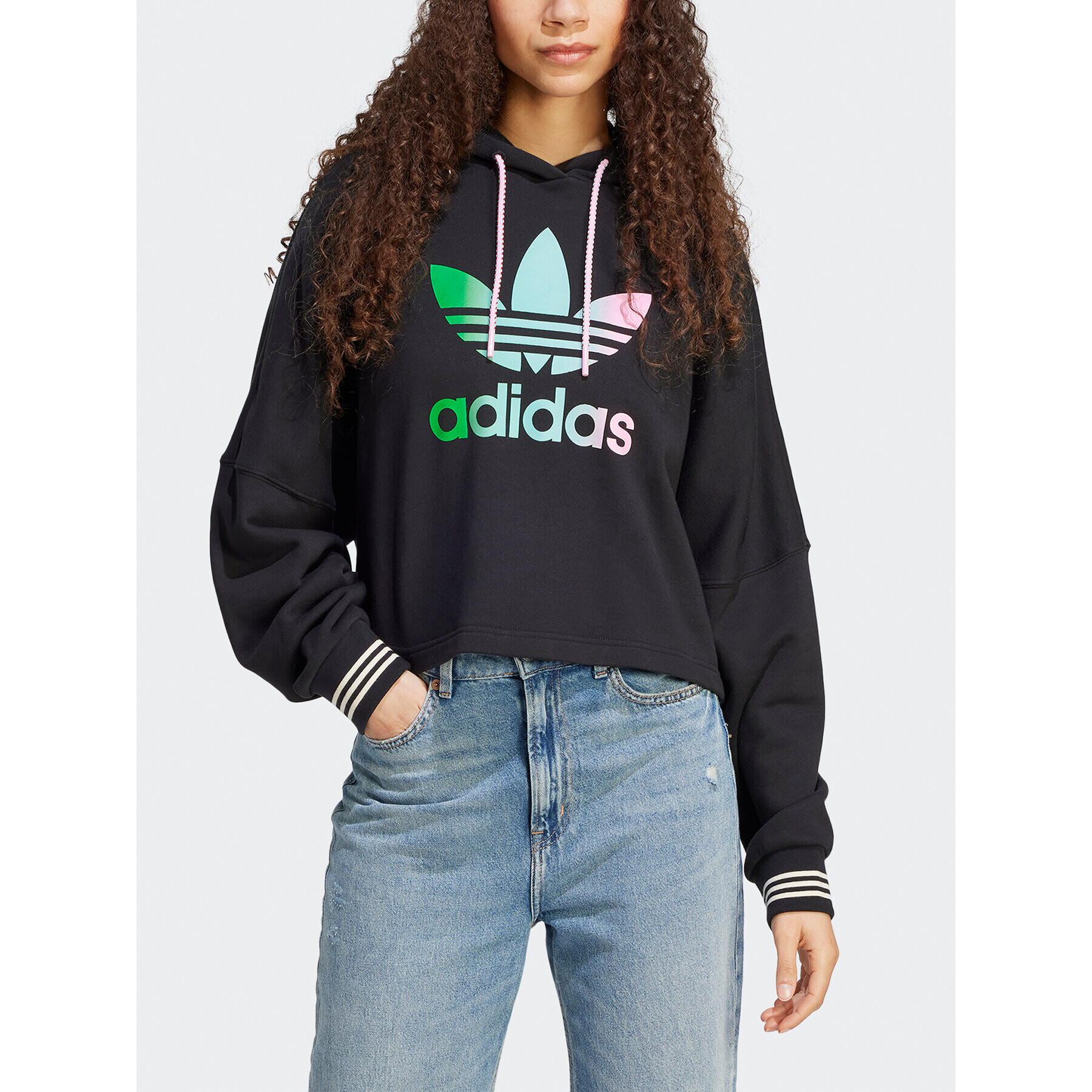 adidas Суитшърт IK7864 Черен - Pepit.bg