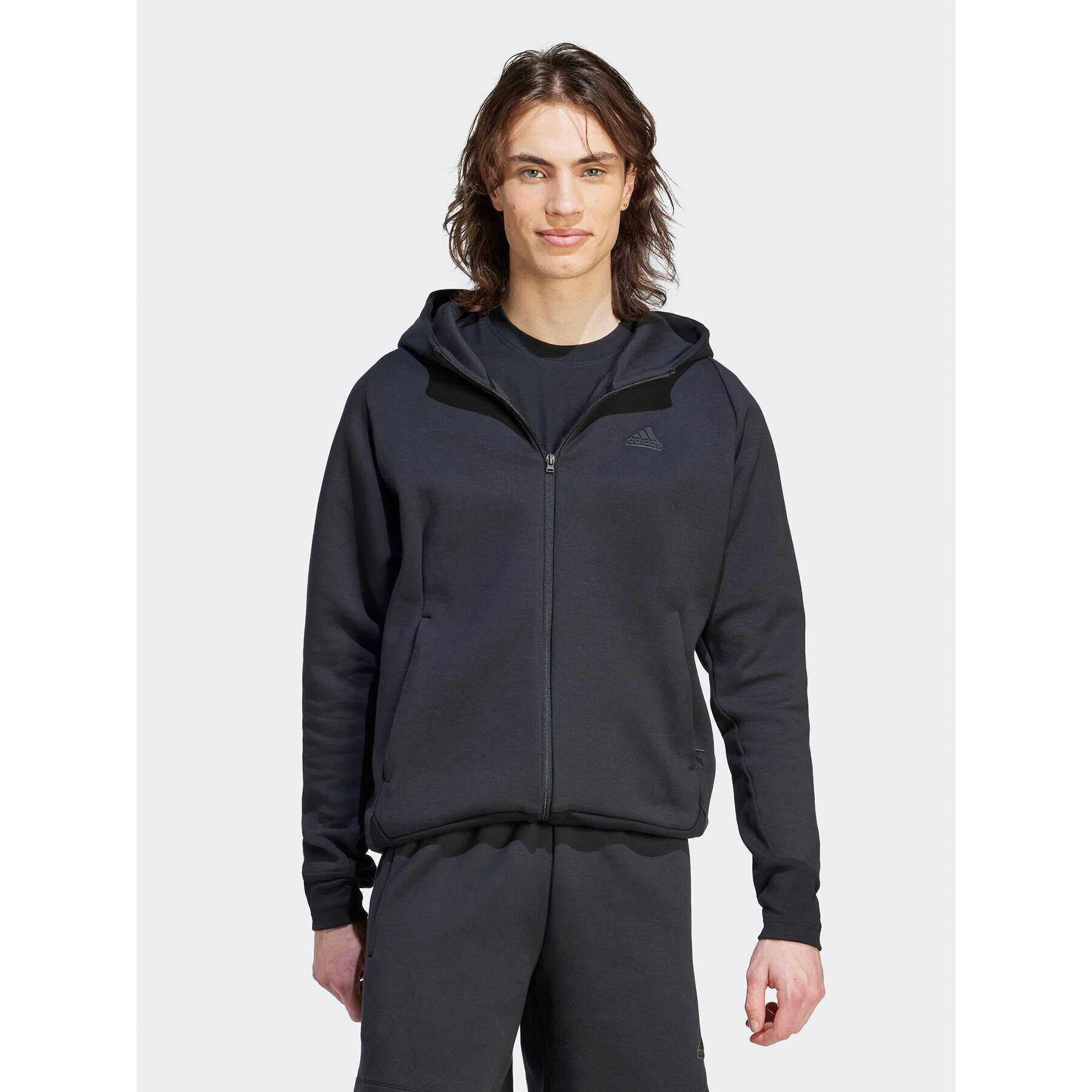 adidas Суитшърт IN5089 Черен Loose Fit - Pepit.bg