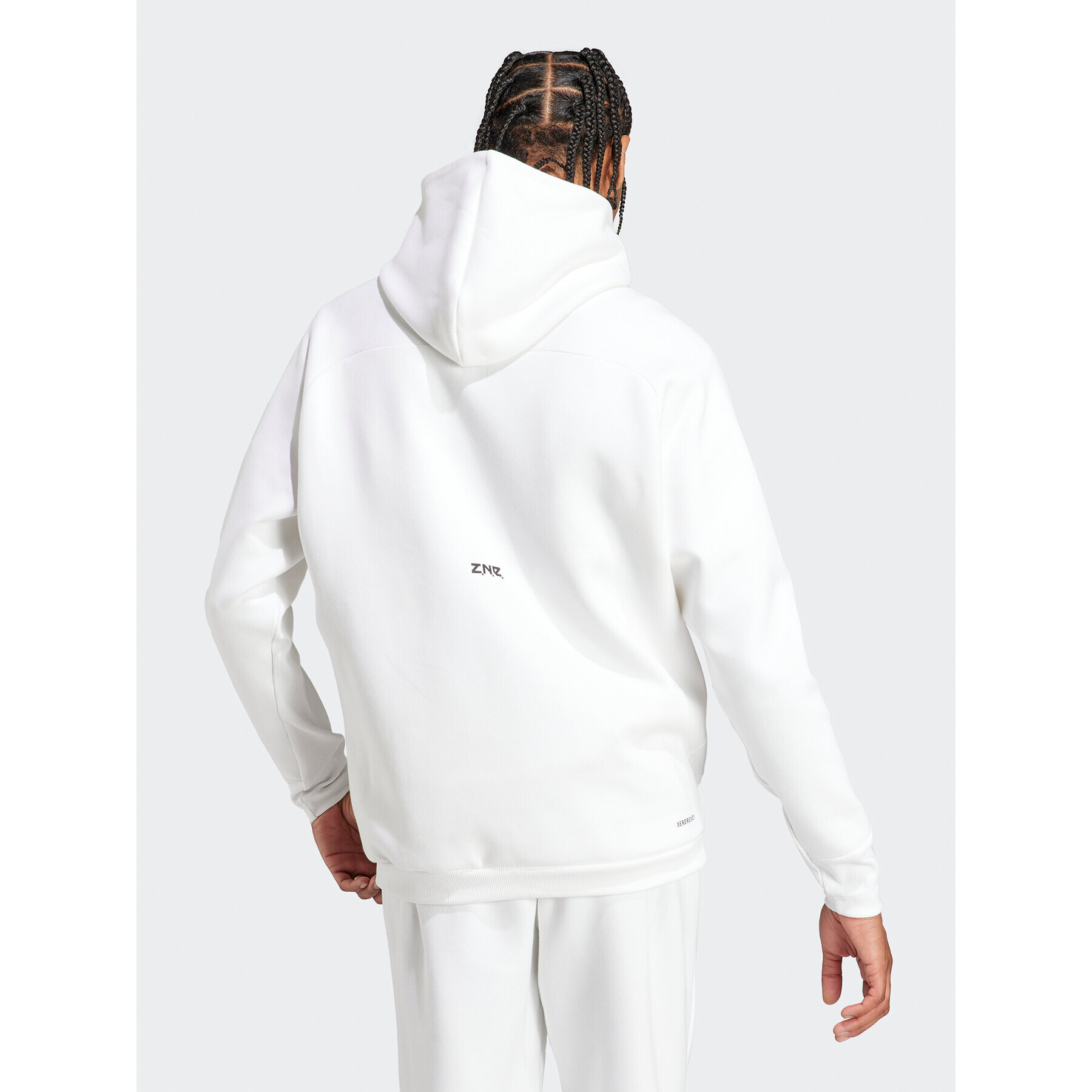 adidas Суитшърт IN5092 Бял Loose Fit - Pepit.bg