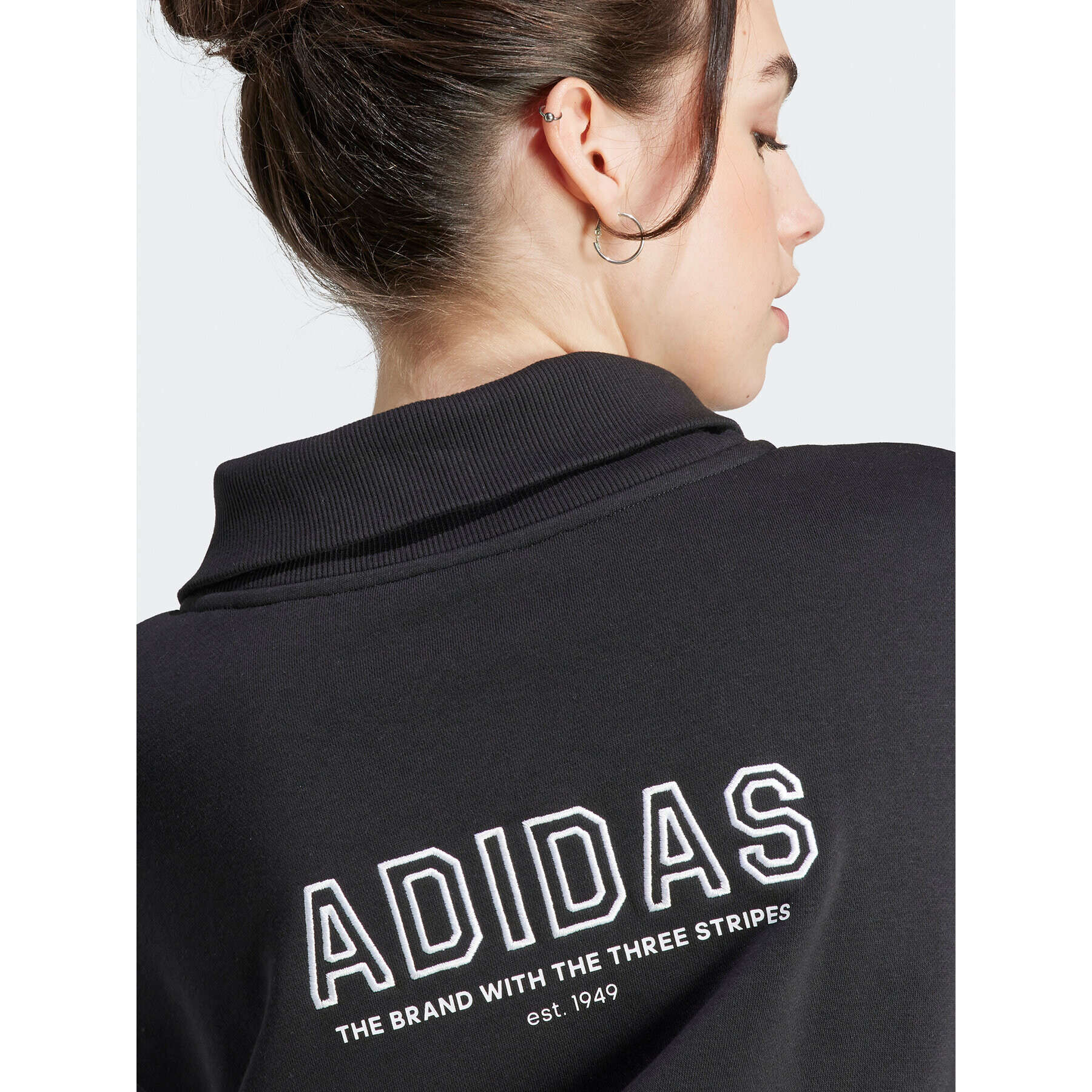 adidas Суитшърт IR8379 Черен Oversize - Pepit.bg