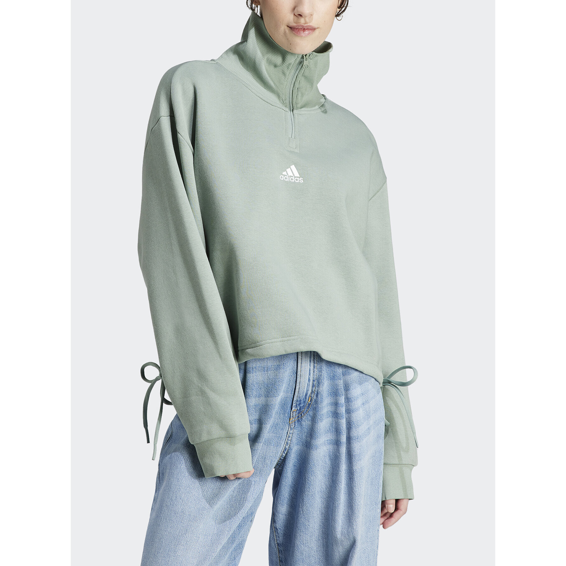 adidas Суитшърт IR8381 Зелен Oversize - Pepit.bg