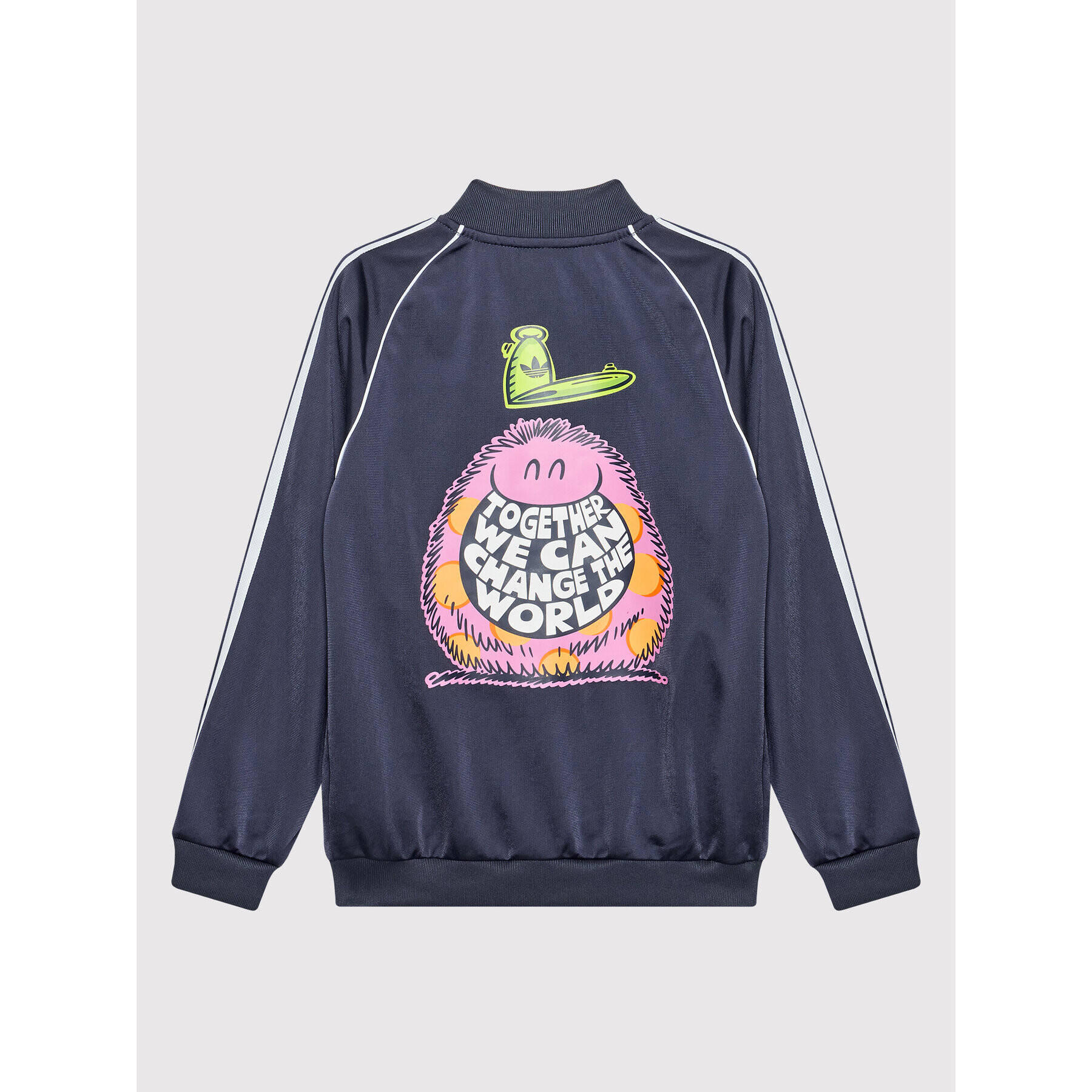 adidas Суитшърт KEVIN LYONS HC9442 Тъмносин Regular Fit - Pepit.bg