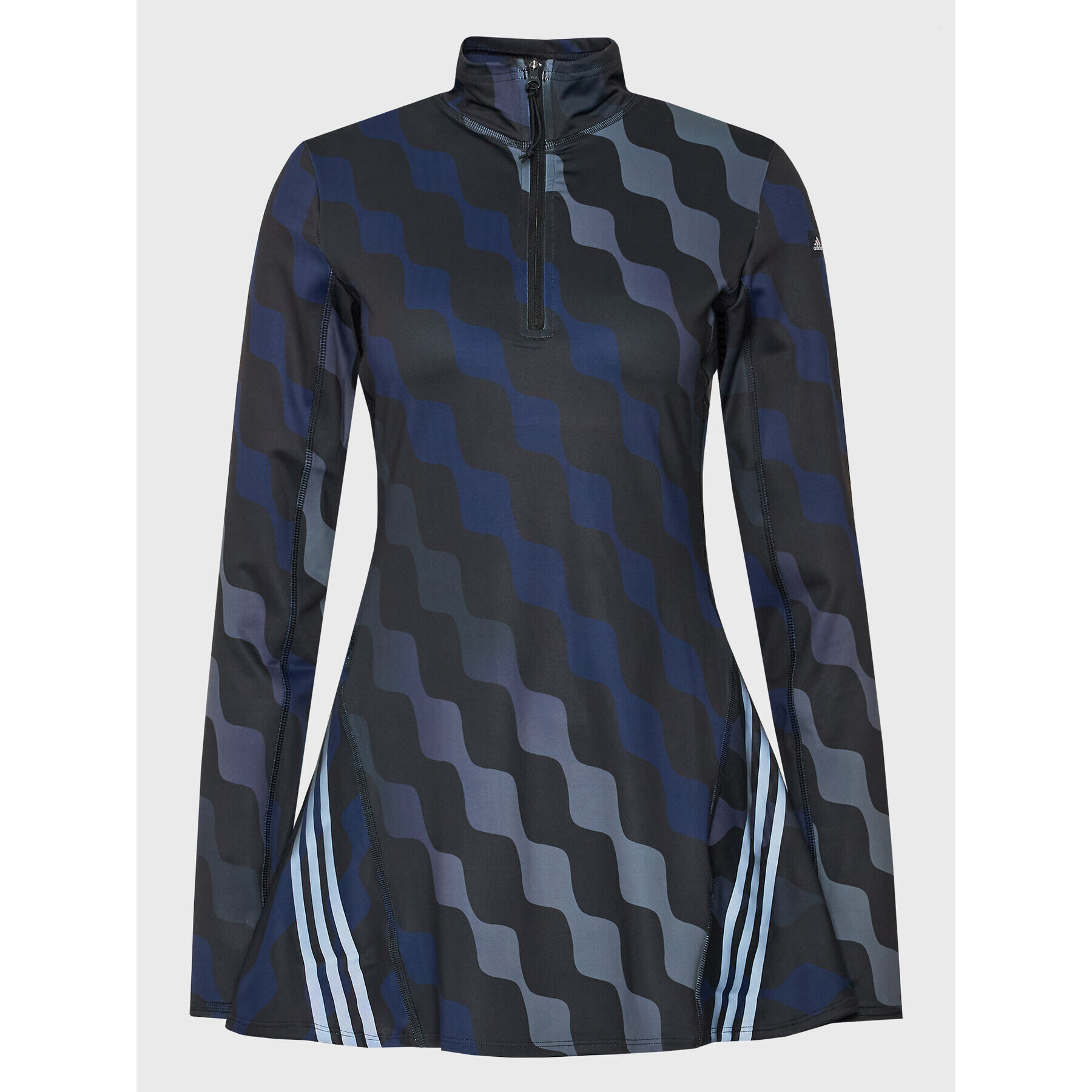 adidas Суитшърт MARIMEKKO Run Icon HH7314 Черен Slim Fit - Pepit.bg