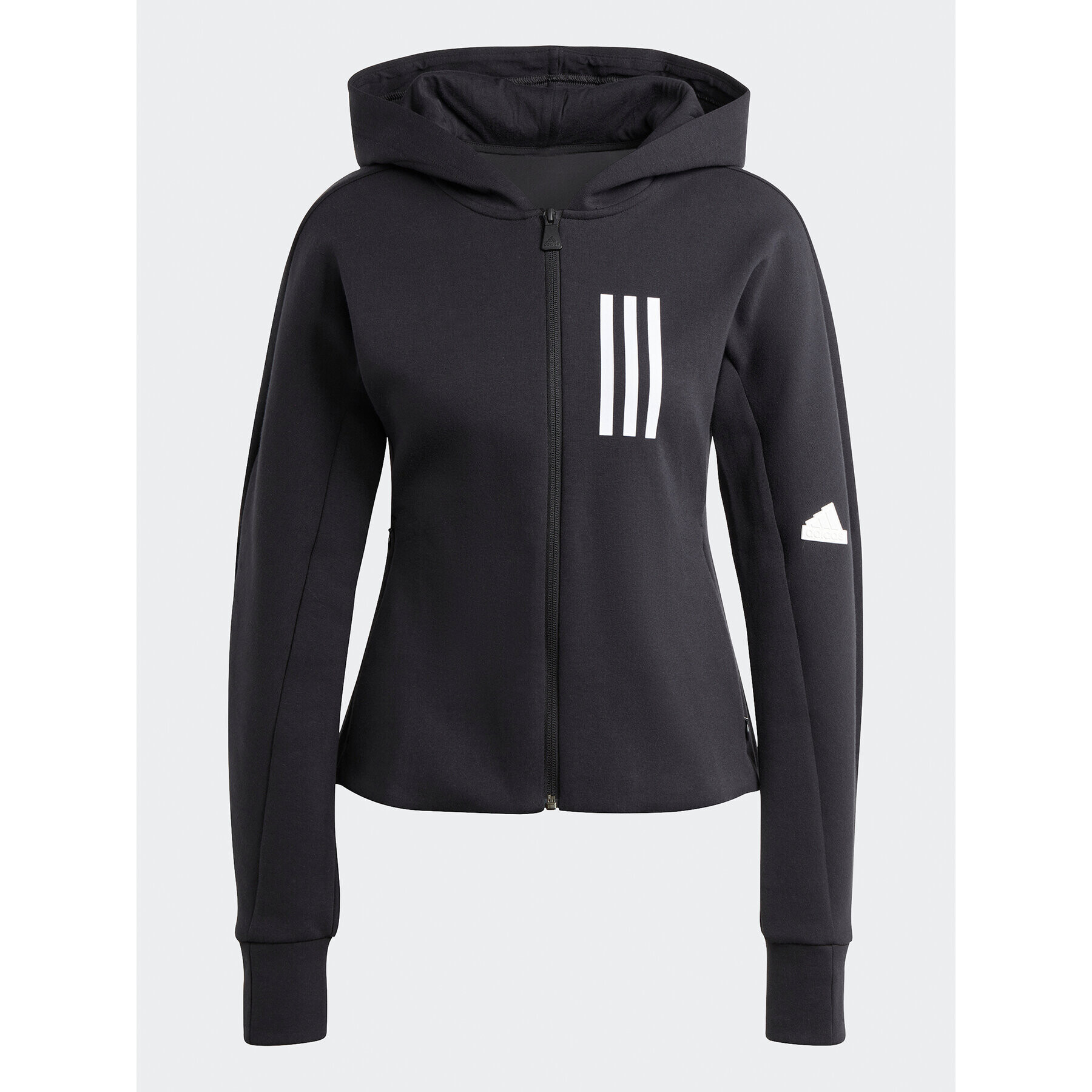 adidas Суитшърт Mission Victory Slim Fit Full-Zip Hoodie HU0240 Черен Slim Fit - Pepit.bg