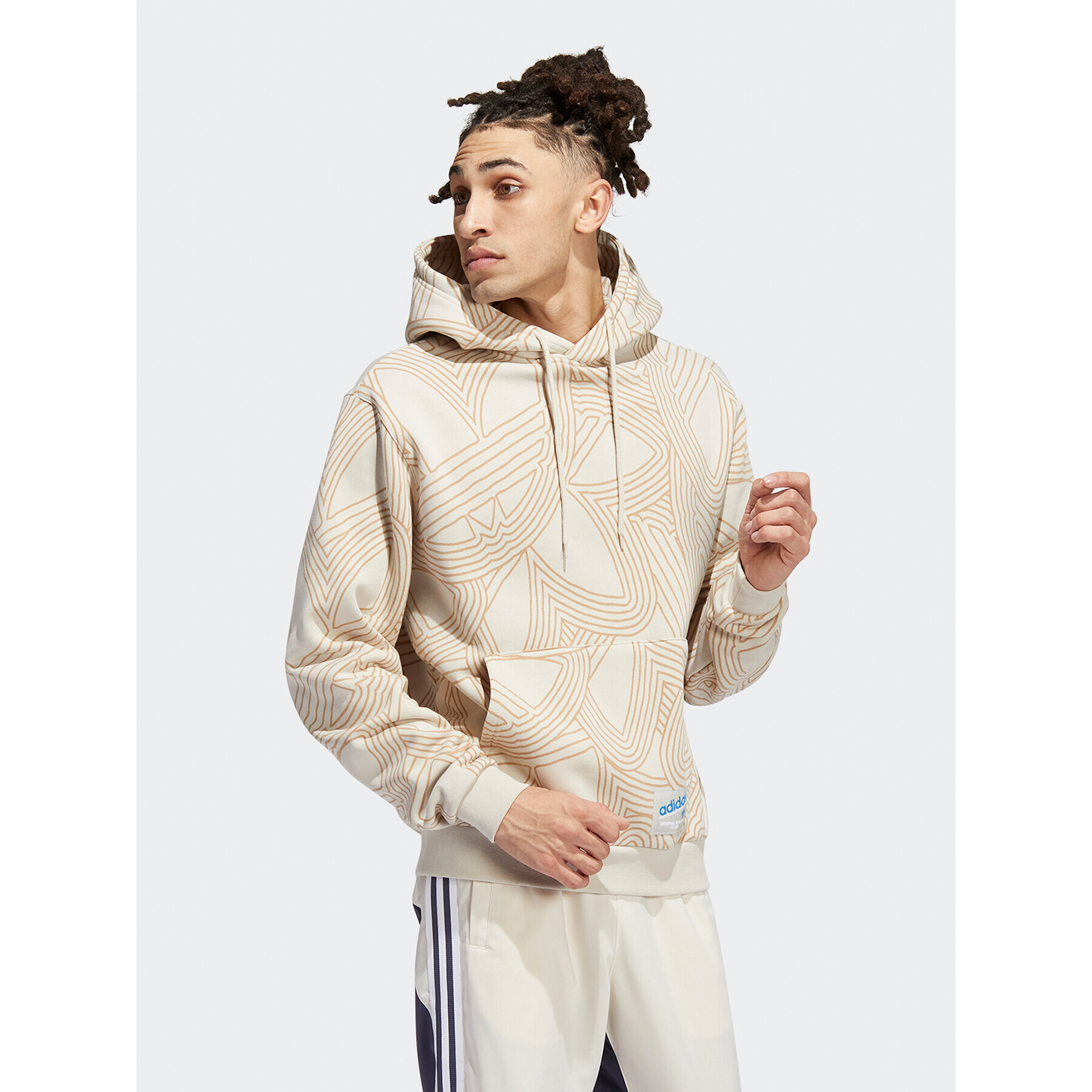 adidas Суитшърт Original Athletic Club HI2965 Бежов Regular Fit - Pepit.bg