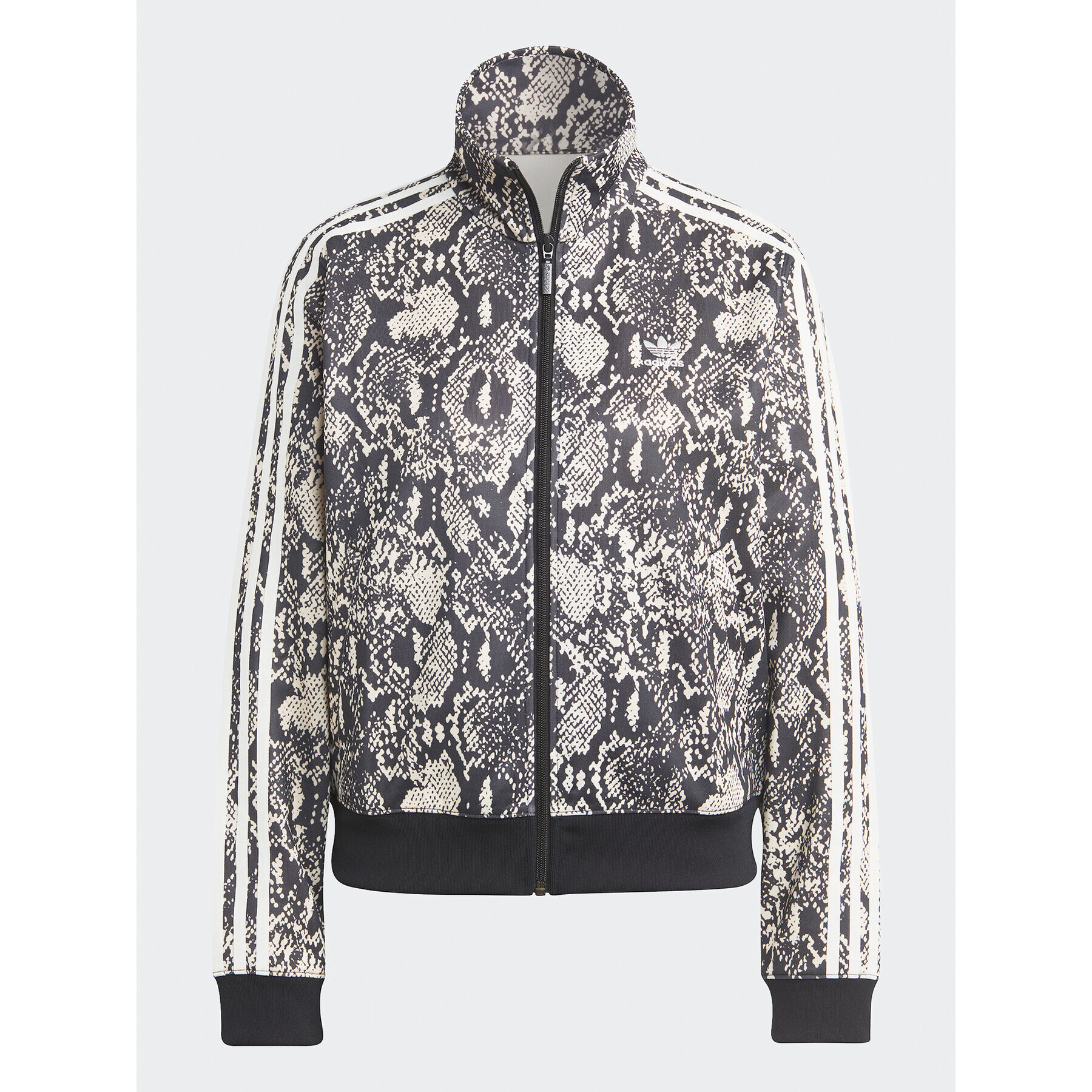 adidas Суитшърт Python Allover Print Track Top IC6082 Черен Regular Fit - Pepit.bg