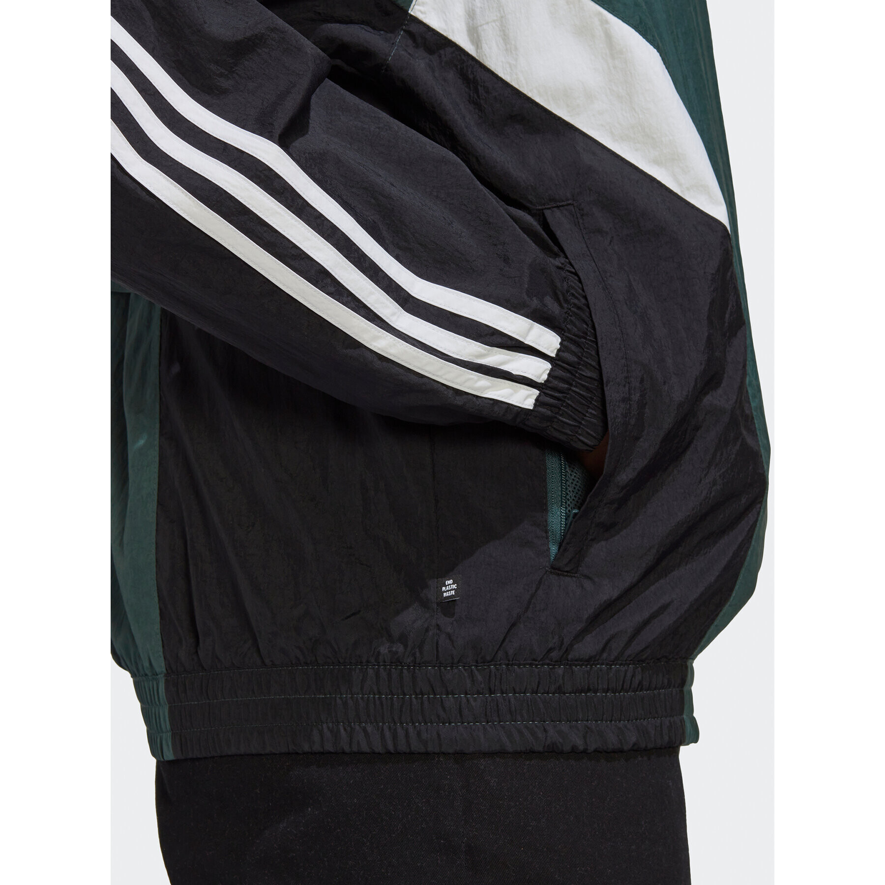 adidas Суитшърт Rekive HK7321 Зелен Loose Fit - Pepit.bg