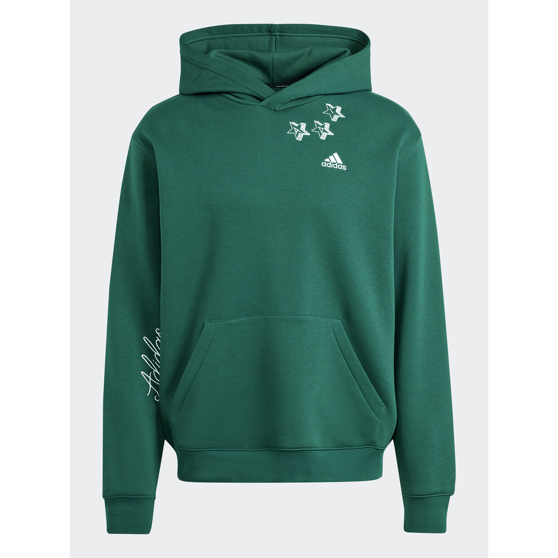 adidas Суитшърт Scribble IJ6449 Зелен Loose Fit - Pepit.bg