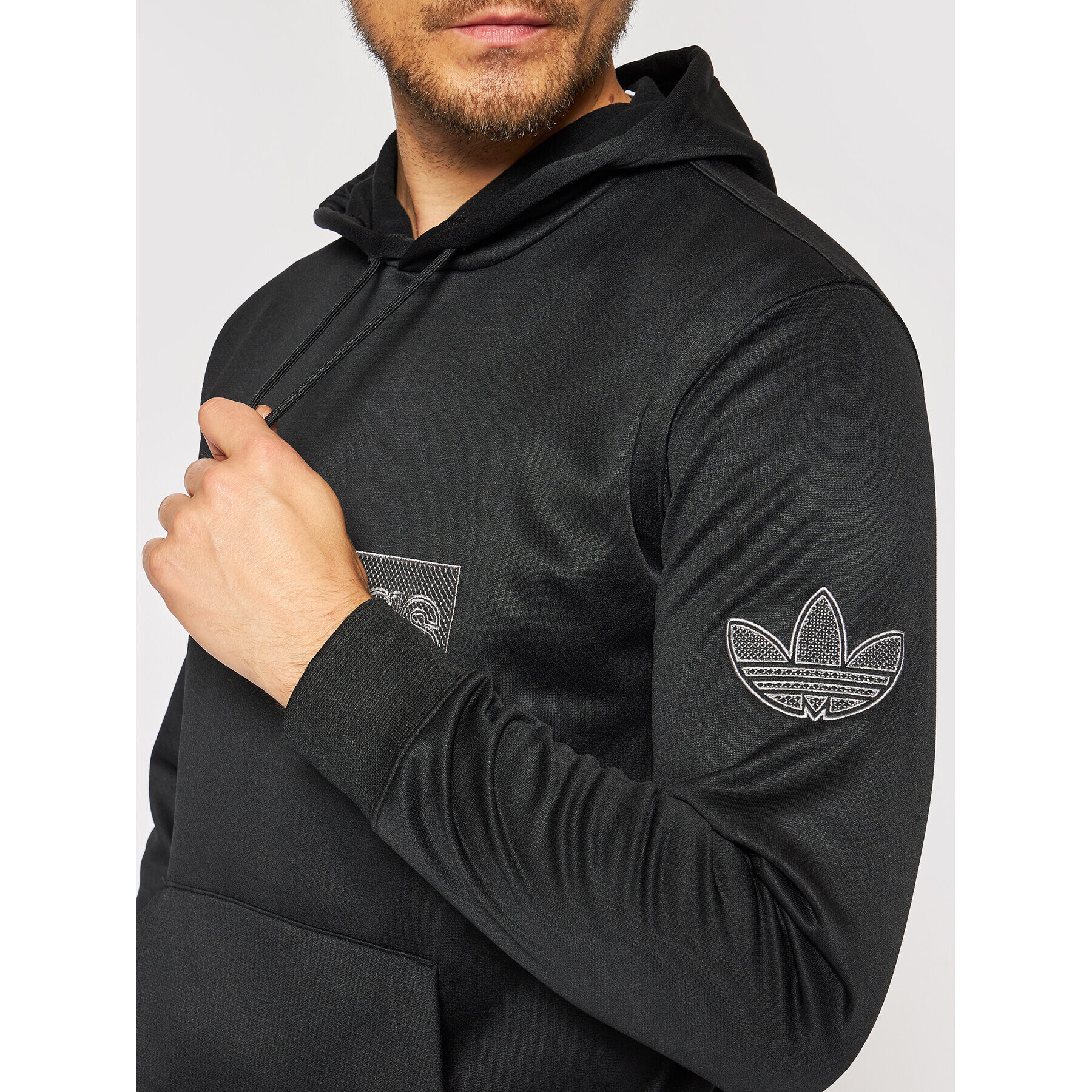 adidas Суитшърт Sprt Logo H06741 Черен Regular Fit - Pepit.bg