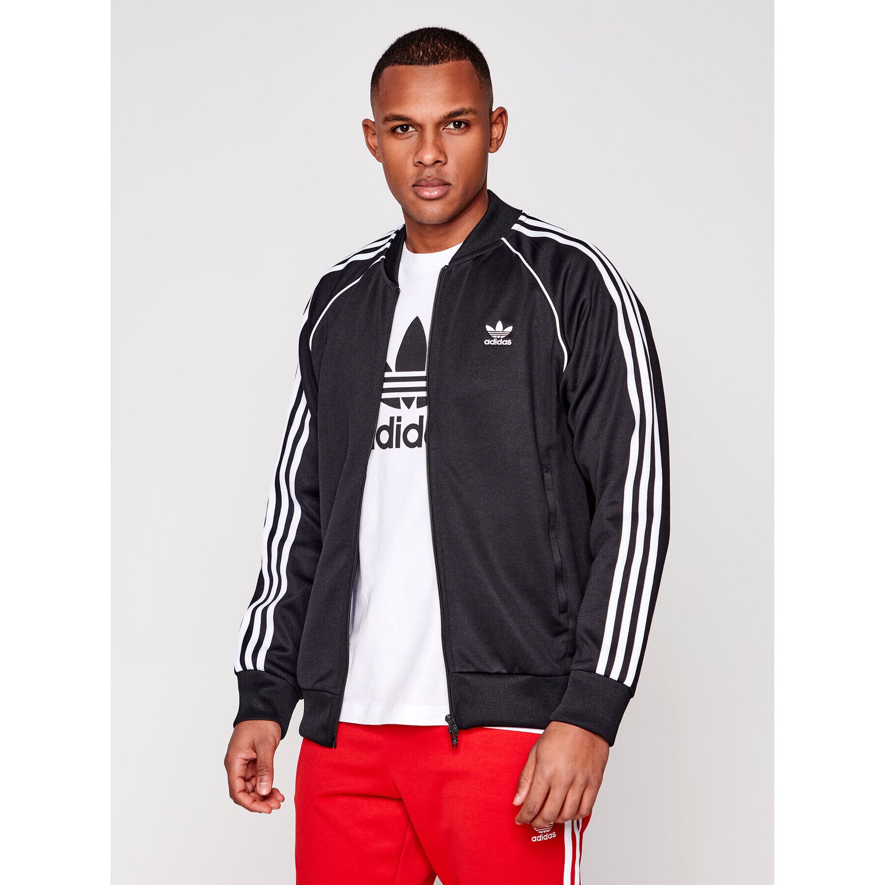 adidas Суитшърт Sst TT P GF0198 Черен Standard Fit - Pepit.bg