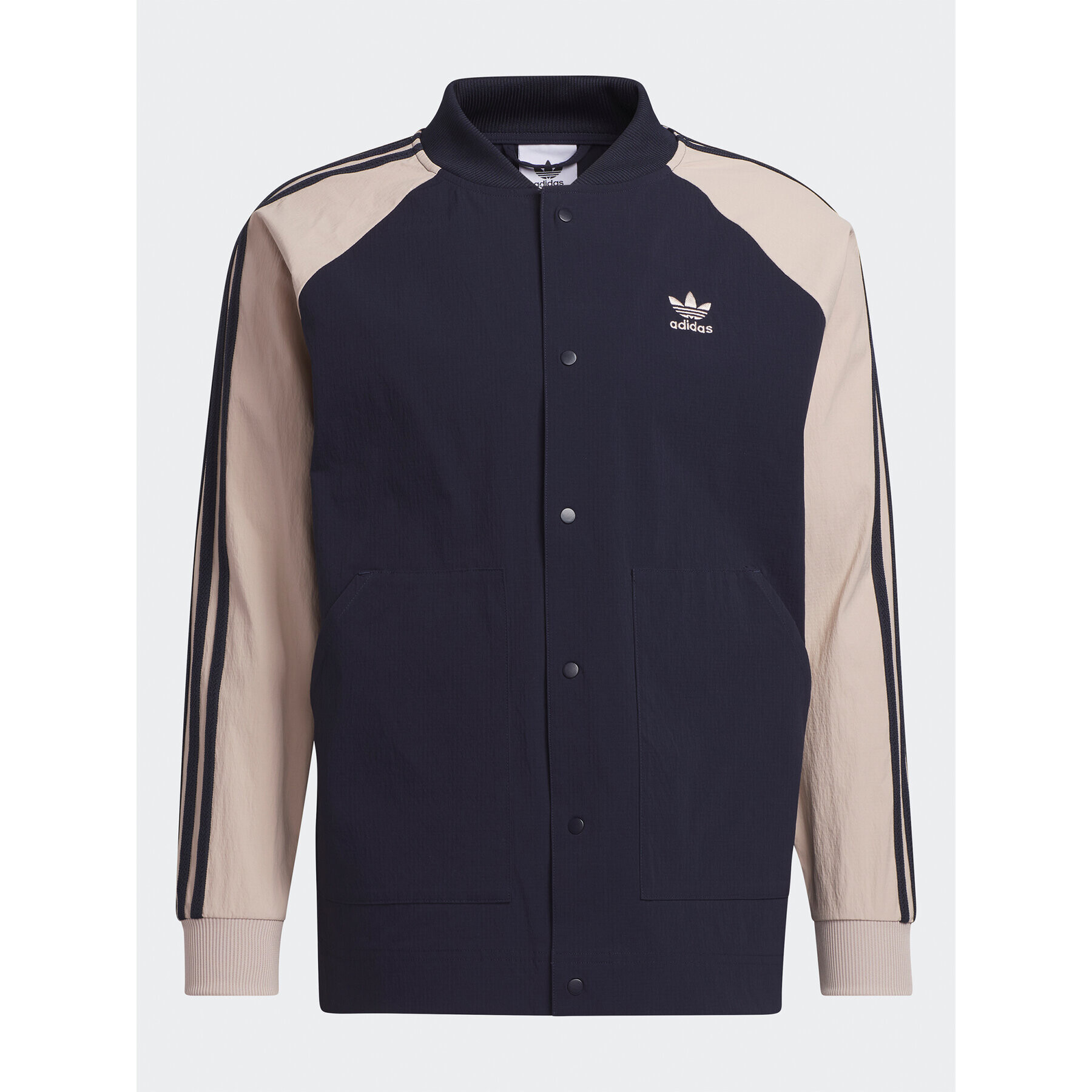 adidas Суитшърт SST Woven Jacket IC5543 Син Regular Fit - Pepit.bg