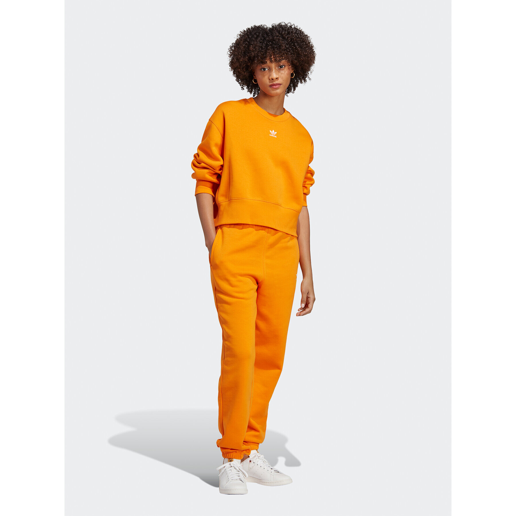 adidas Суитшърт Sweatshirt IK7697 Оранжев - Pepit.bg