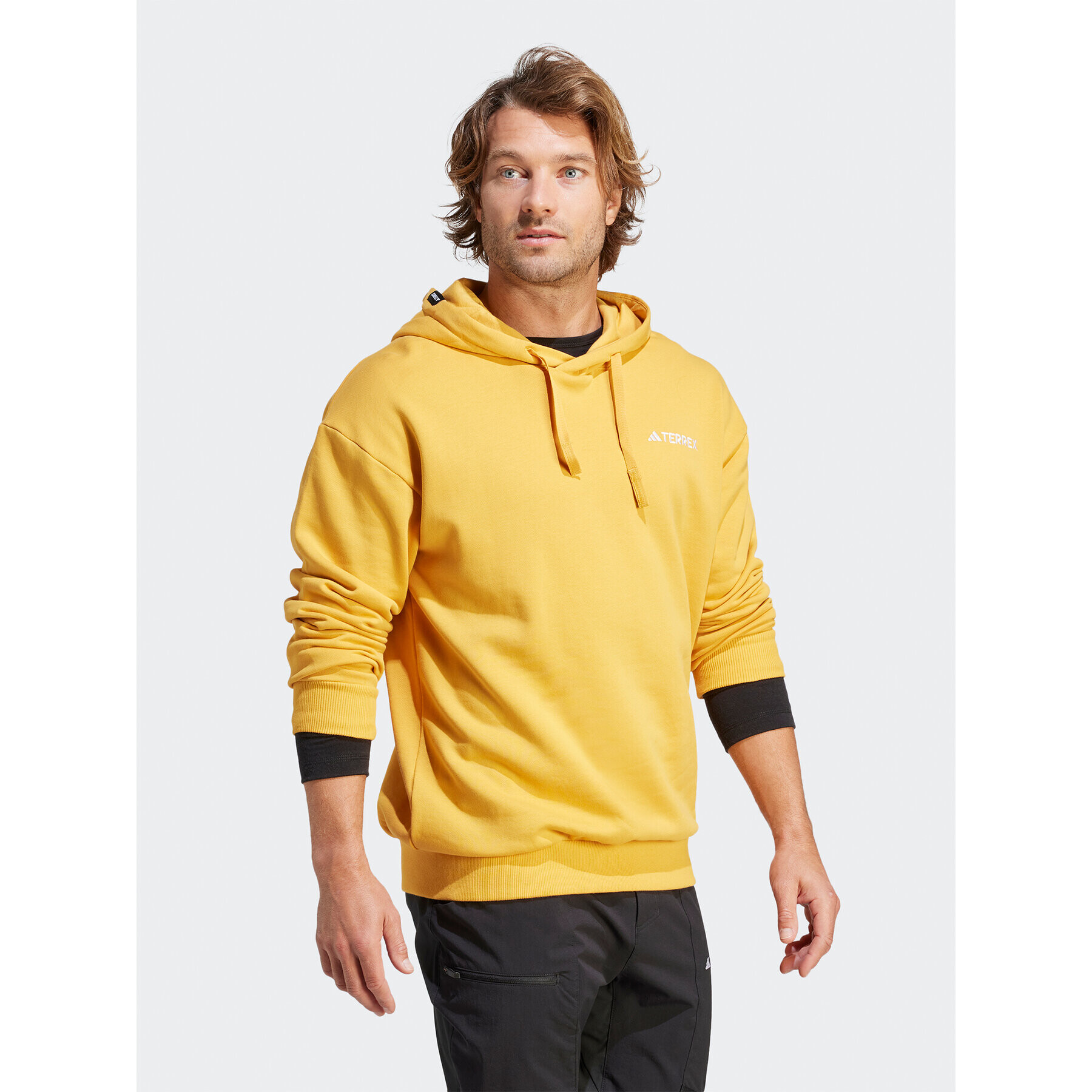 adidas Суитшърт Terrex Logo IB2705 Жълт Regular Fit - Pepit.bg