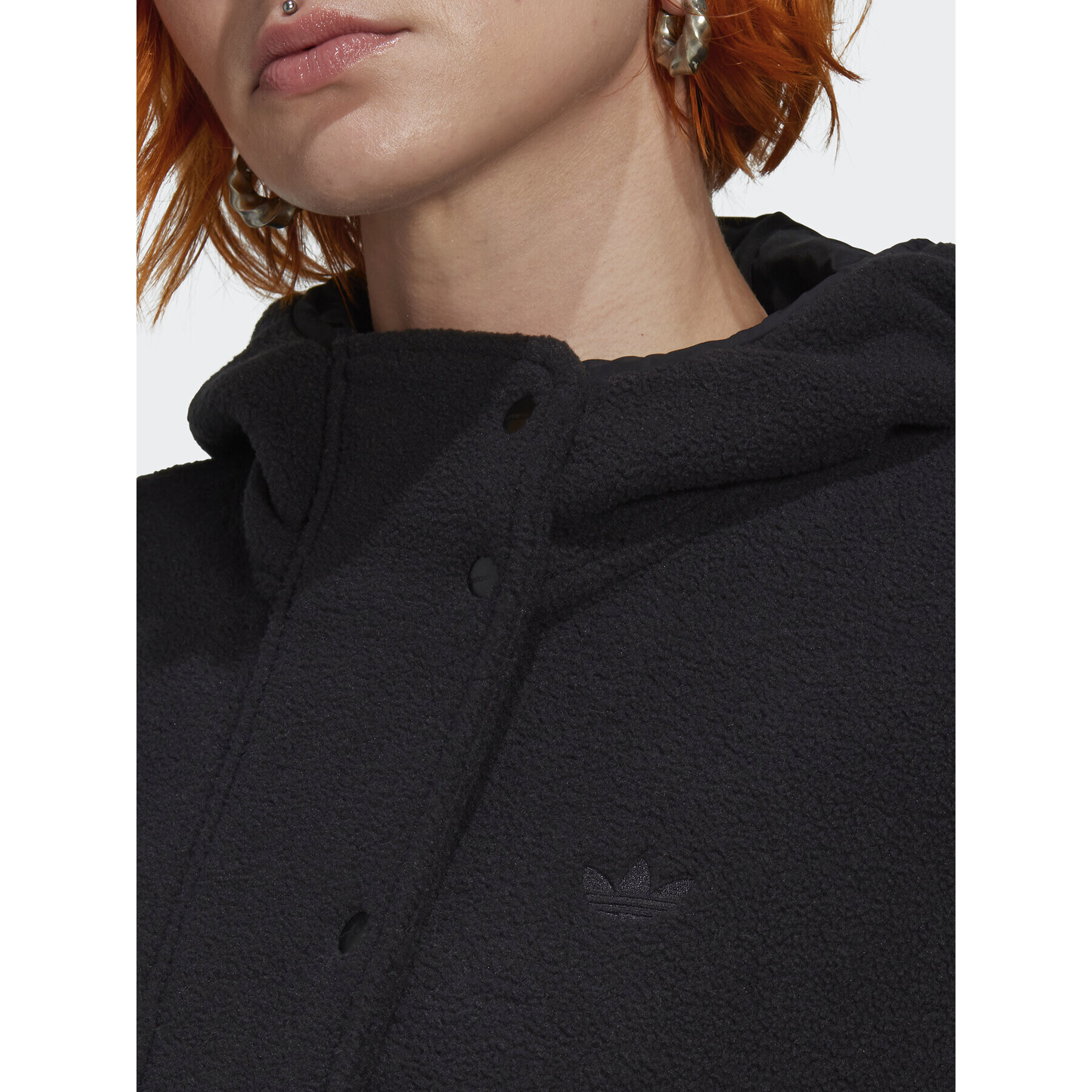 adidas Суитшърт Track HM1550 Черен Relaxed Fit - Pepit.bg