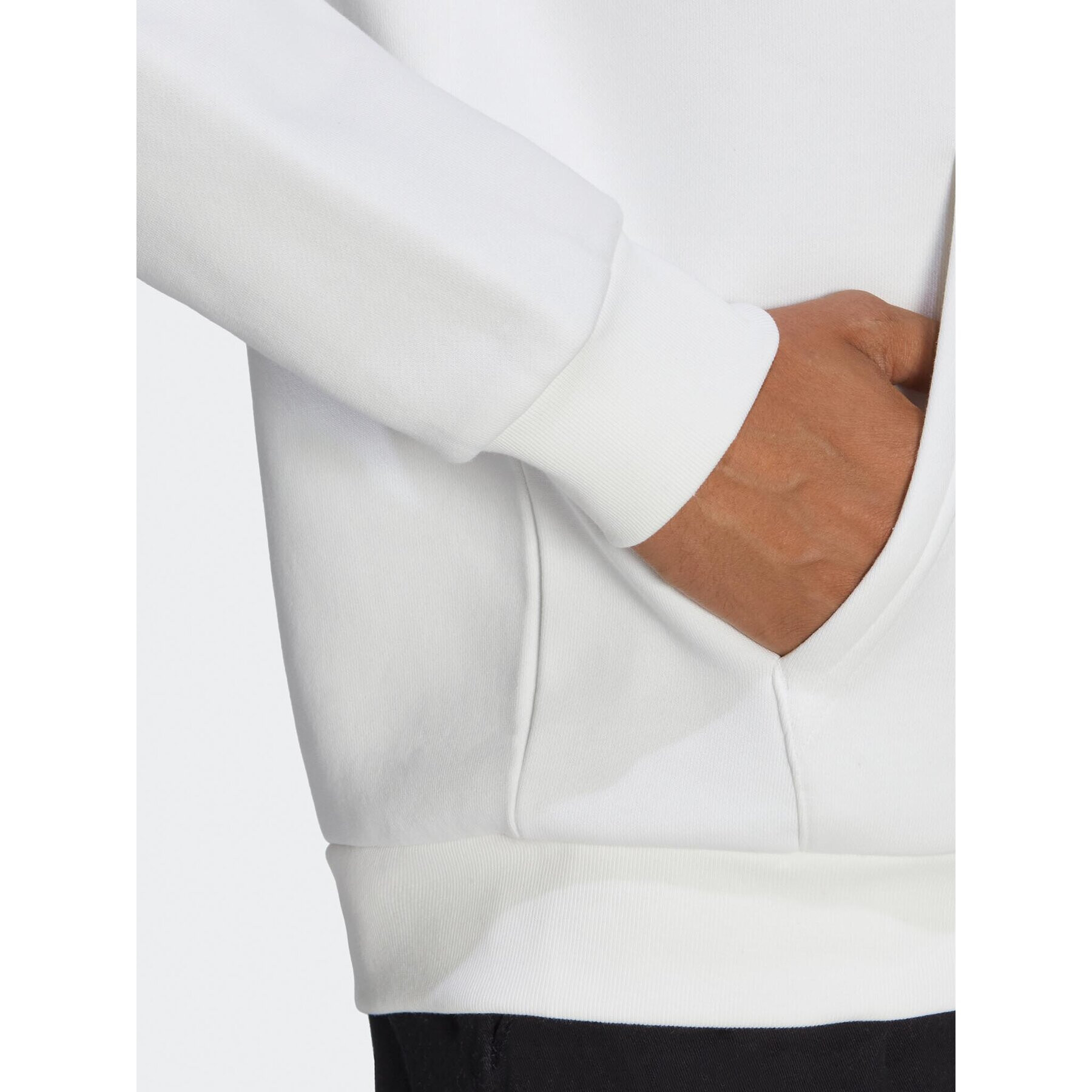 adidas Суитшърт Trefoil Essentials IA4894 Бял Regular Fit - Pepit.bg