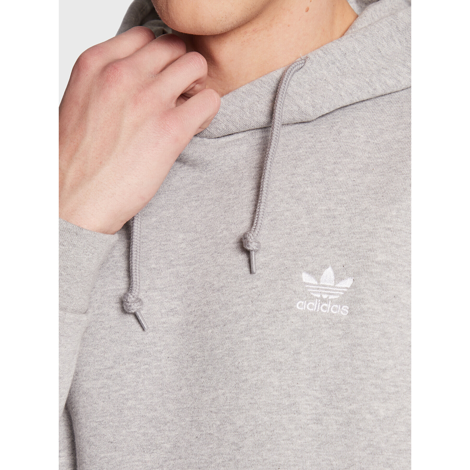 adidas Суитшърт Trefoil Essentials IA4896 Сив Regular Fit - Pepit.bg