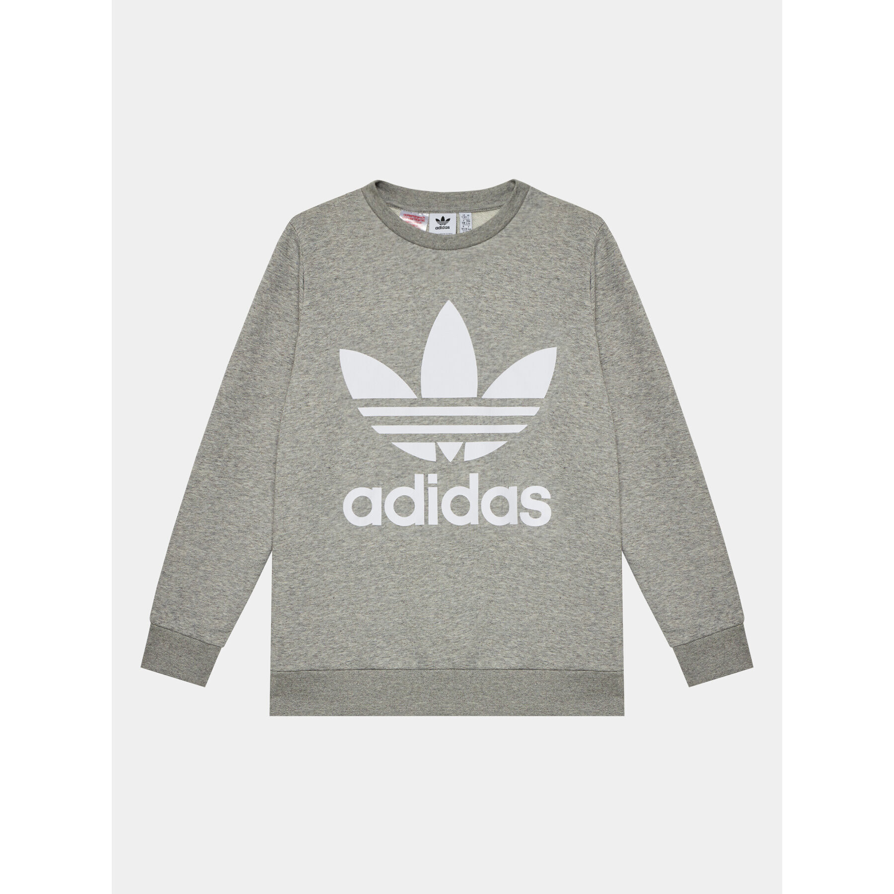 adidas Суитшърт Trefoil GD2709 Сив Regular Fit - Pepit.bg