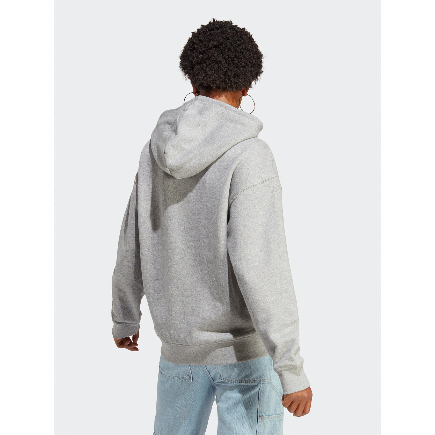 adidas Суитшърт Trefoil Hoodie IB7437 Сив Regular Fit - Pepit.bg