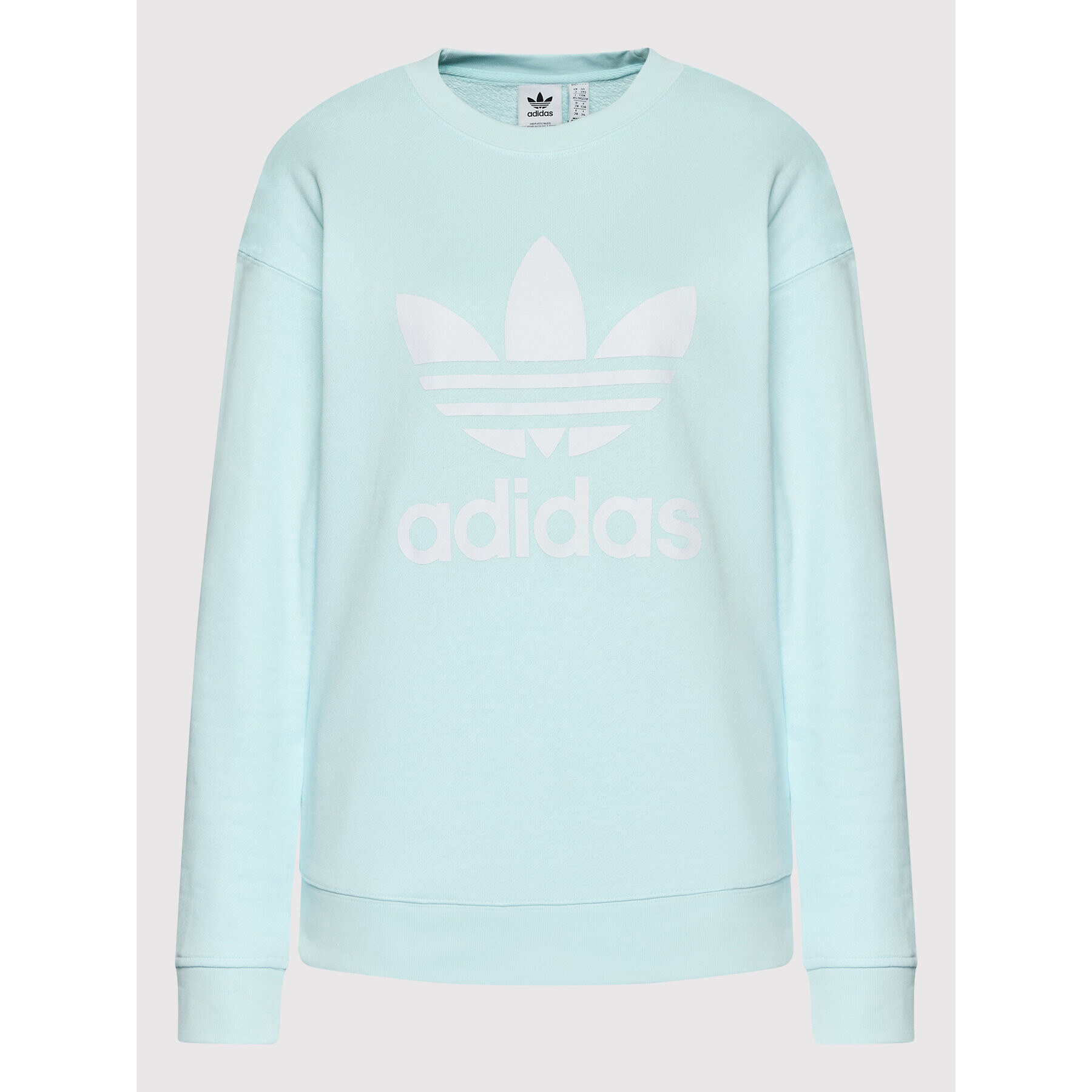 adidas Суитшърт Treofil Crew HL6678 Син Regular Fit - Pepit.bg