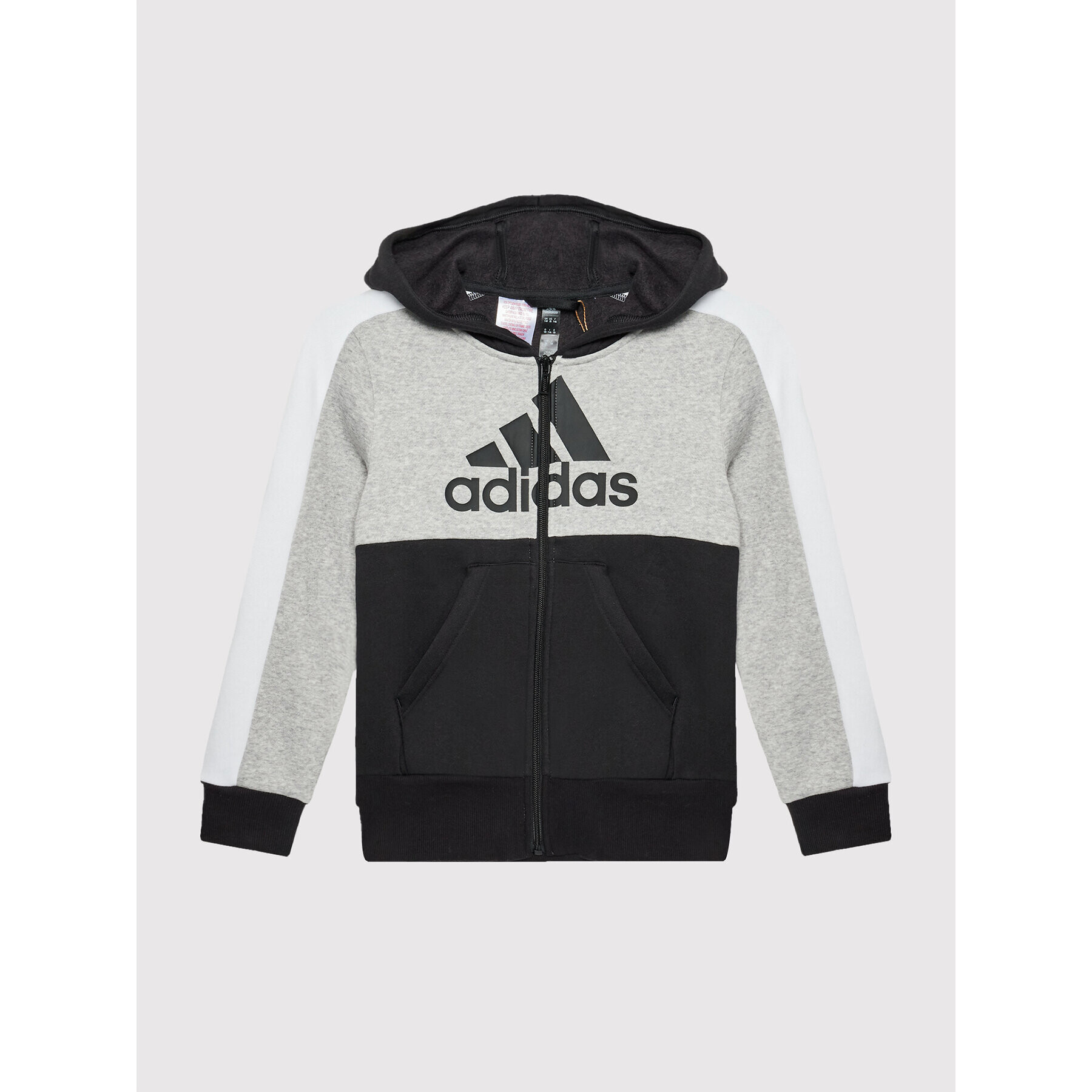 adidas Суитшърт Colorblock HC5653 Черен Regular Fit - Pepit.bg