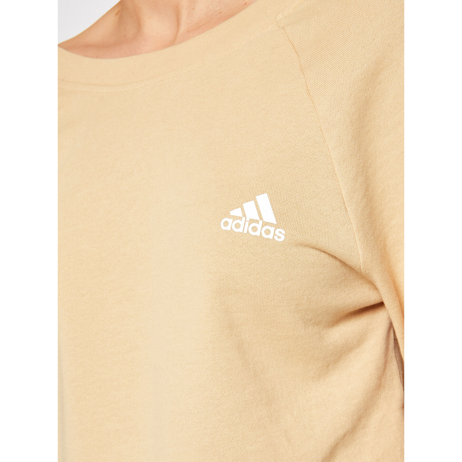 adidas Суитшърт W Dnc Cro GL3972 Бежов Regular Fit - Pepit.bg