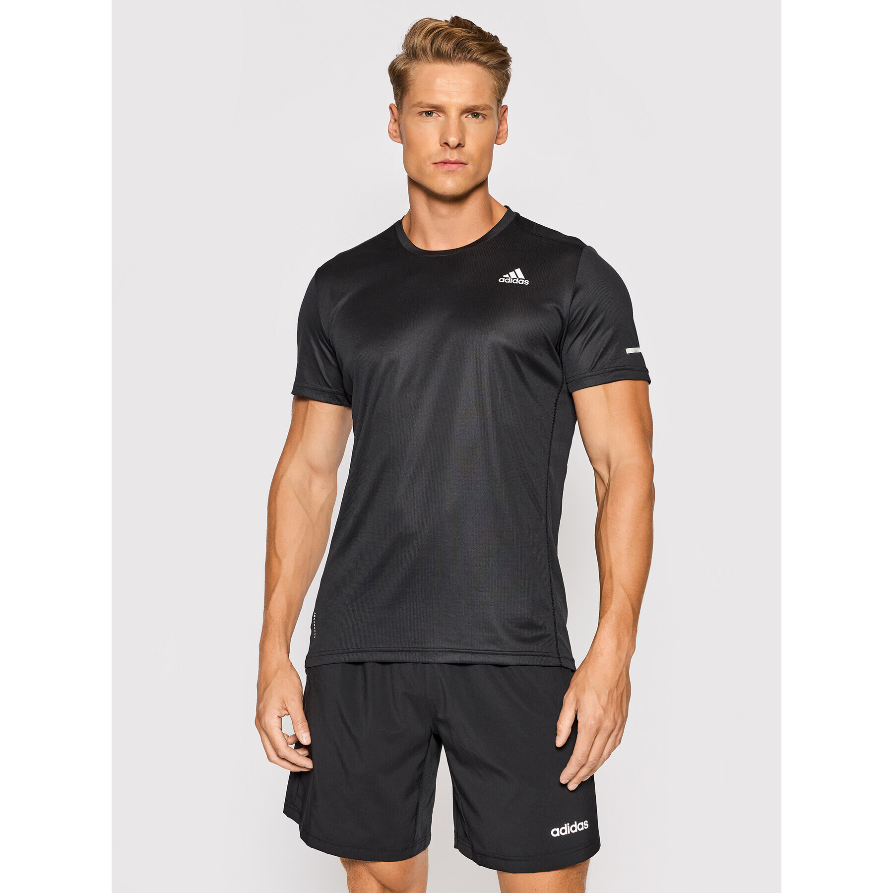 adidas Performance Тениска от техническо трико Run It FL6972 Черен Regular Fit - Pepit.bg