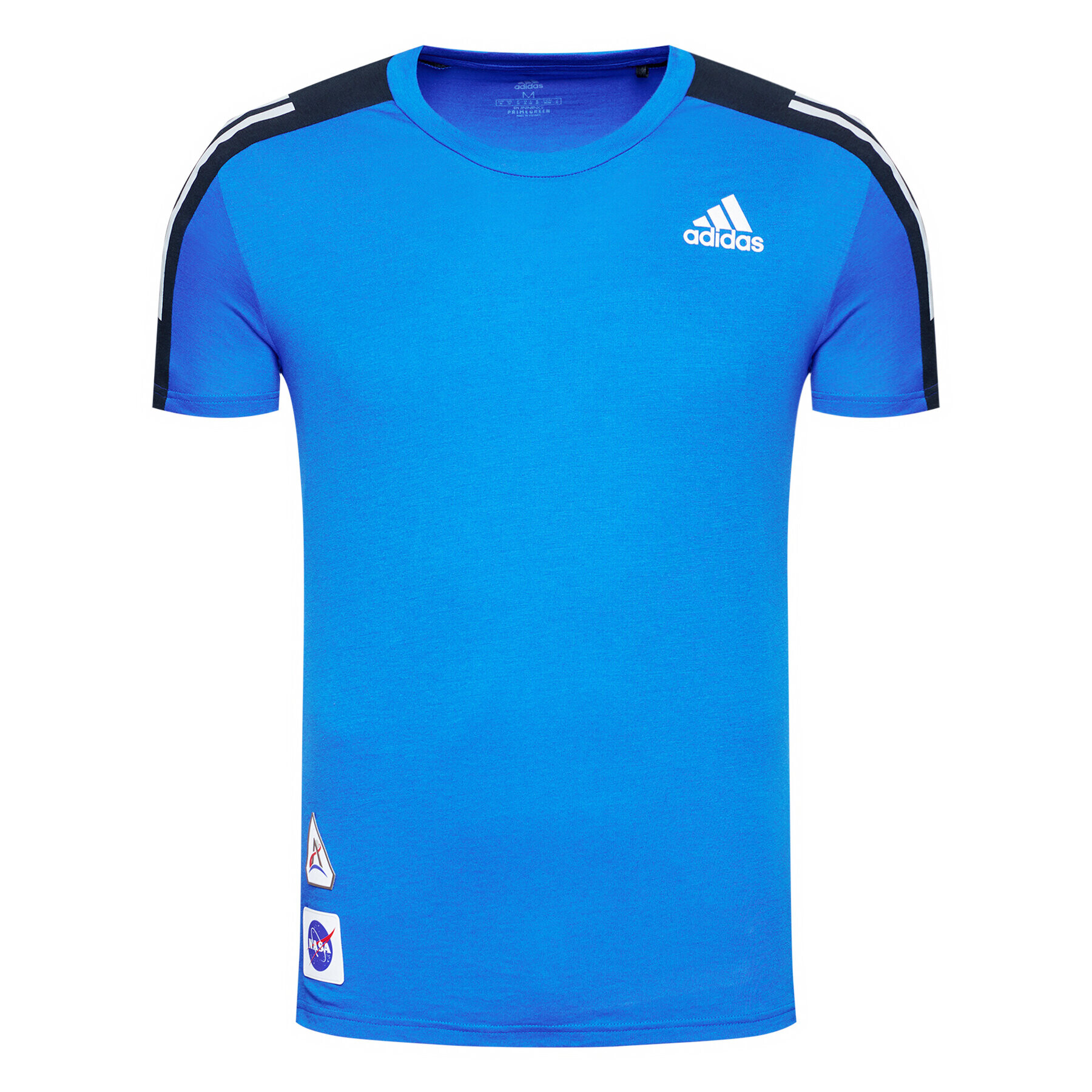 adidas Performance Тениска от техническо трико Space Tee M GP5804 Тъмносин Regular Fit - Pepit.bg