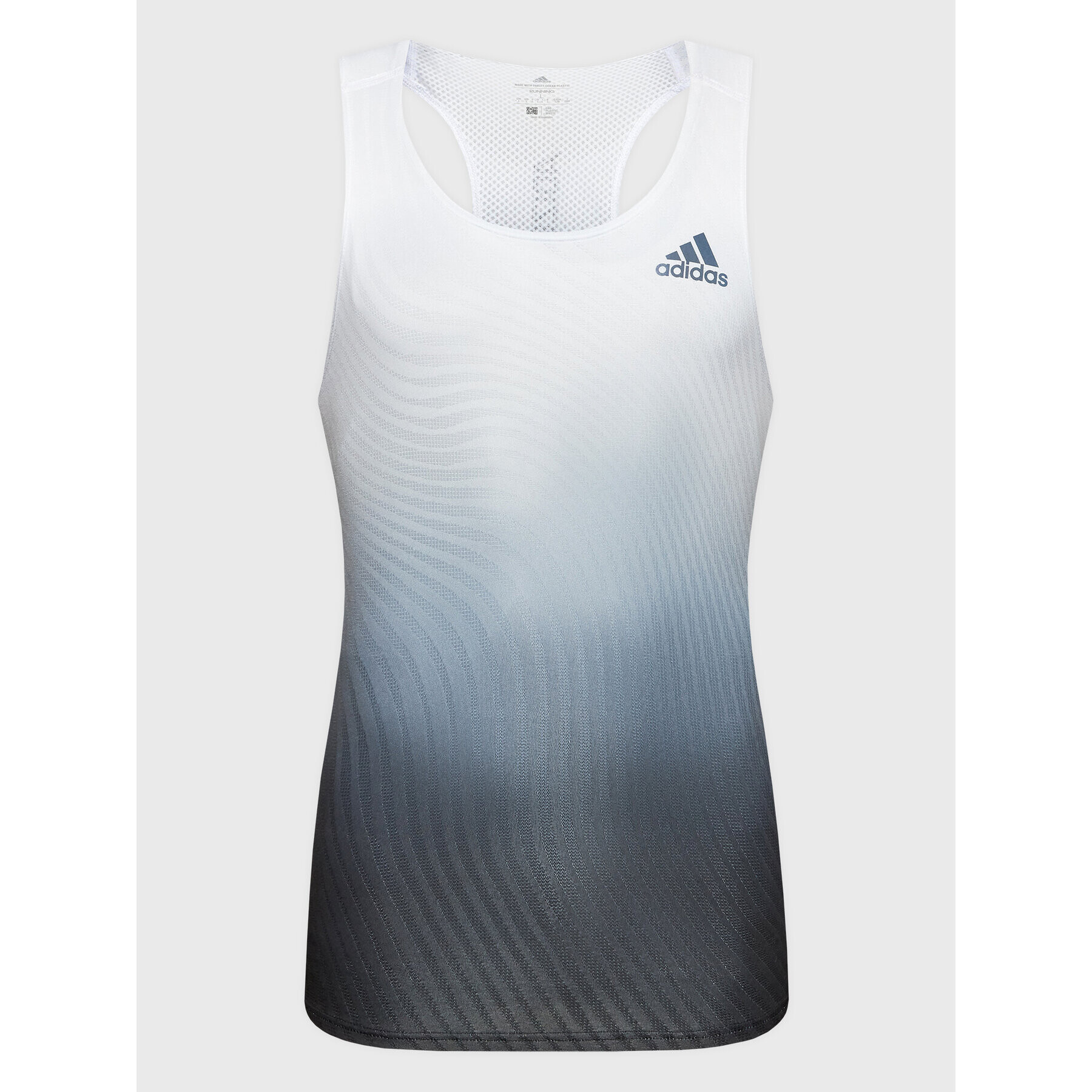 adidas Тениска от техническо трико adizero Engineered HA3691 Сив Slim Fit - Pepit.bg