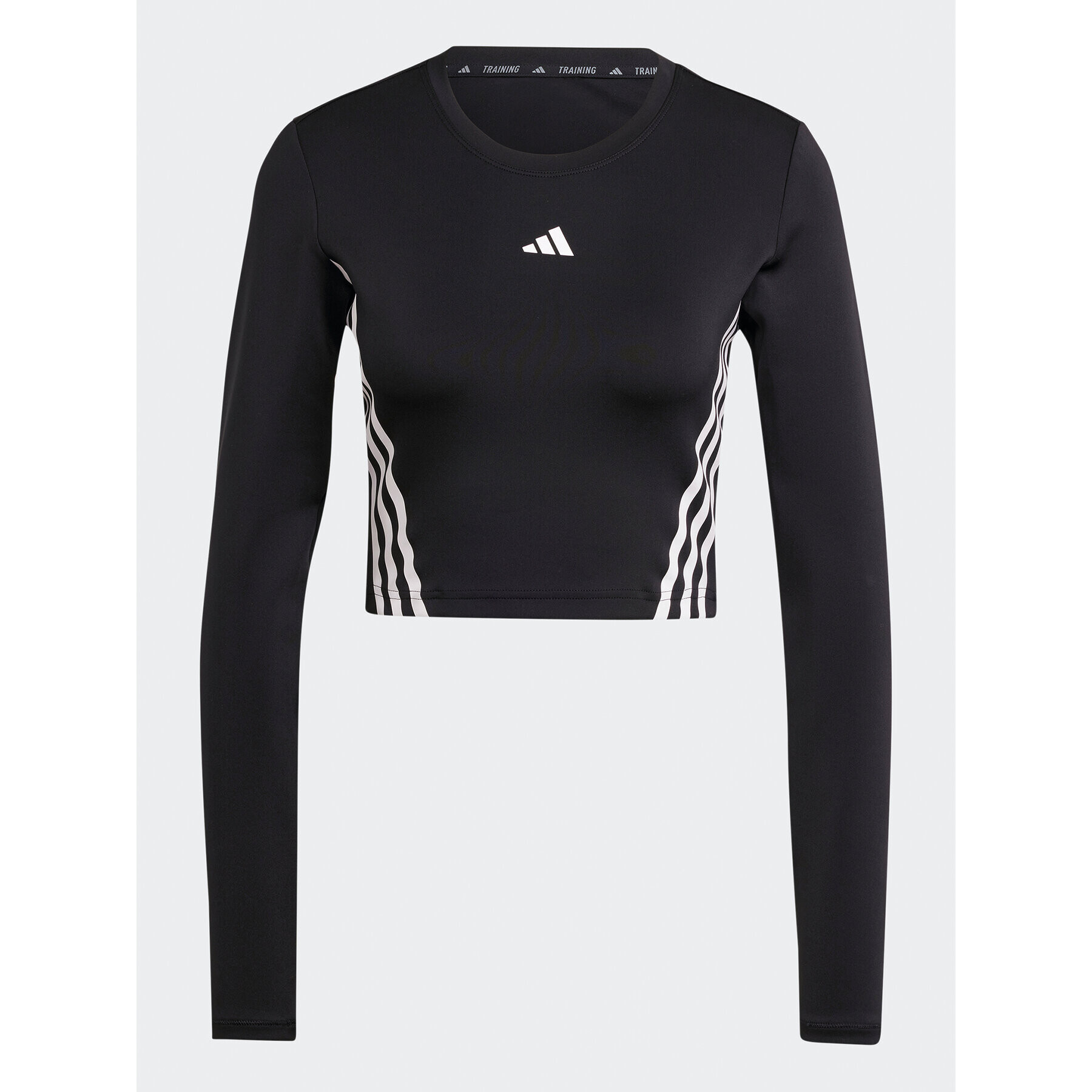 adidas Тениска от техническо трико AEROREADY Hyperglam IL6972 Черен Tight Fit - Pepit.bg