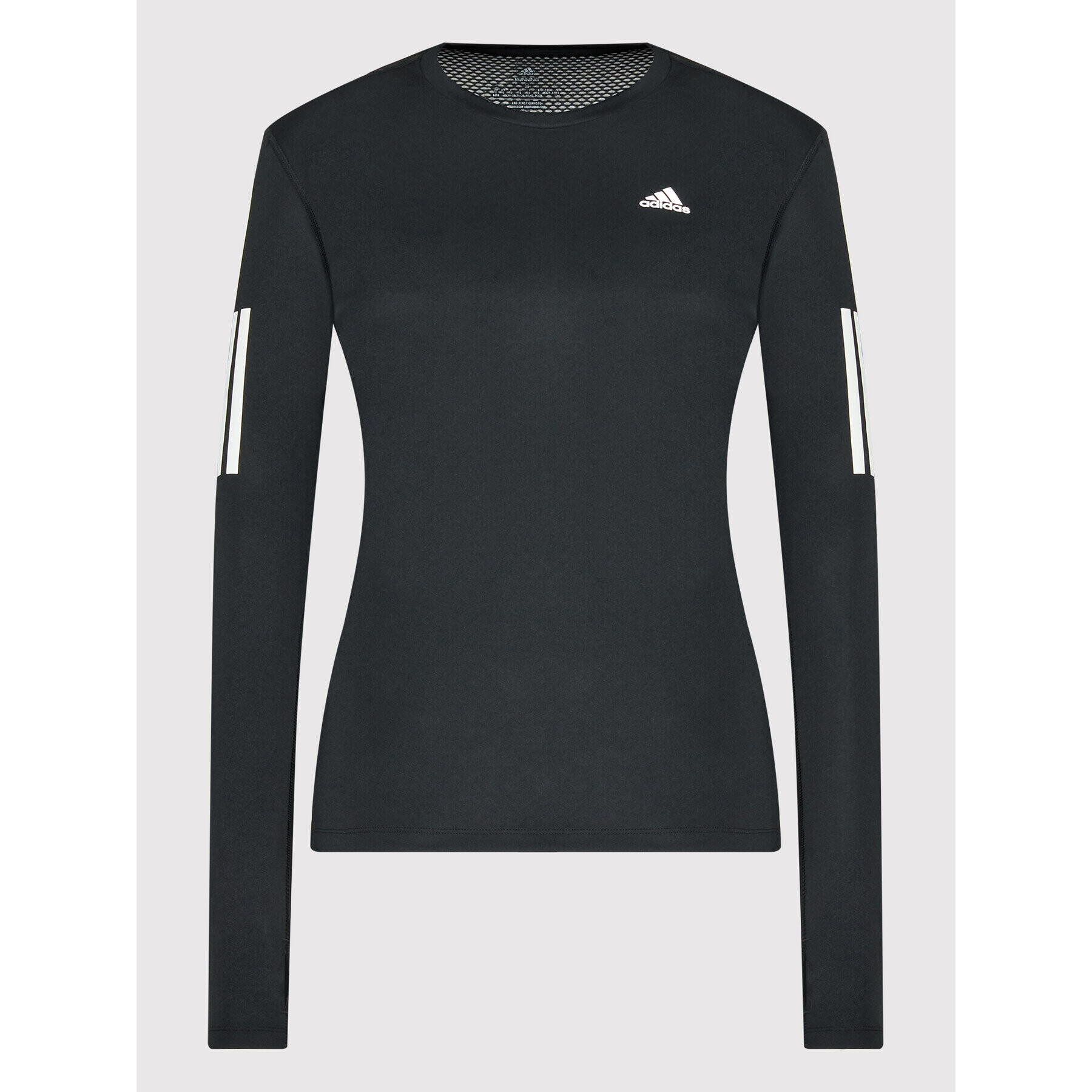 adidas Тениска от техническо трико Own The Run H59272 Черен Regular Fit - Pepit.bg