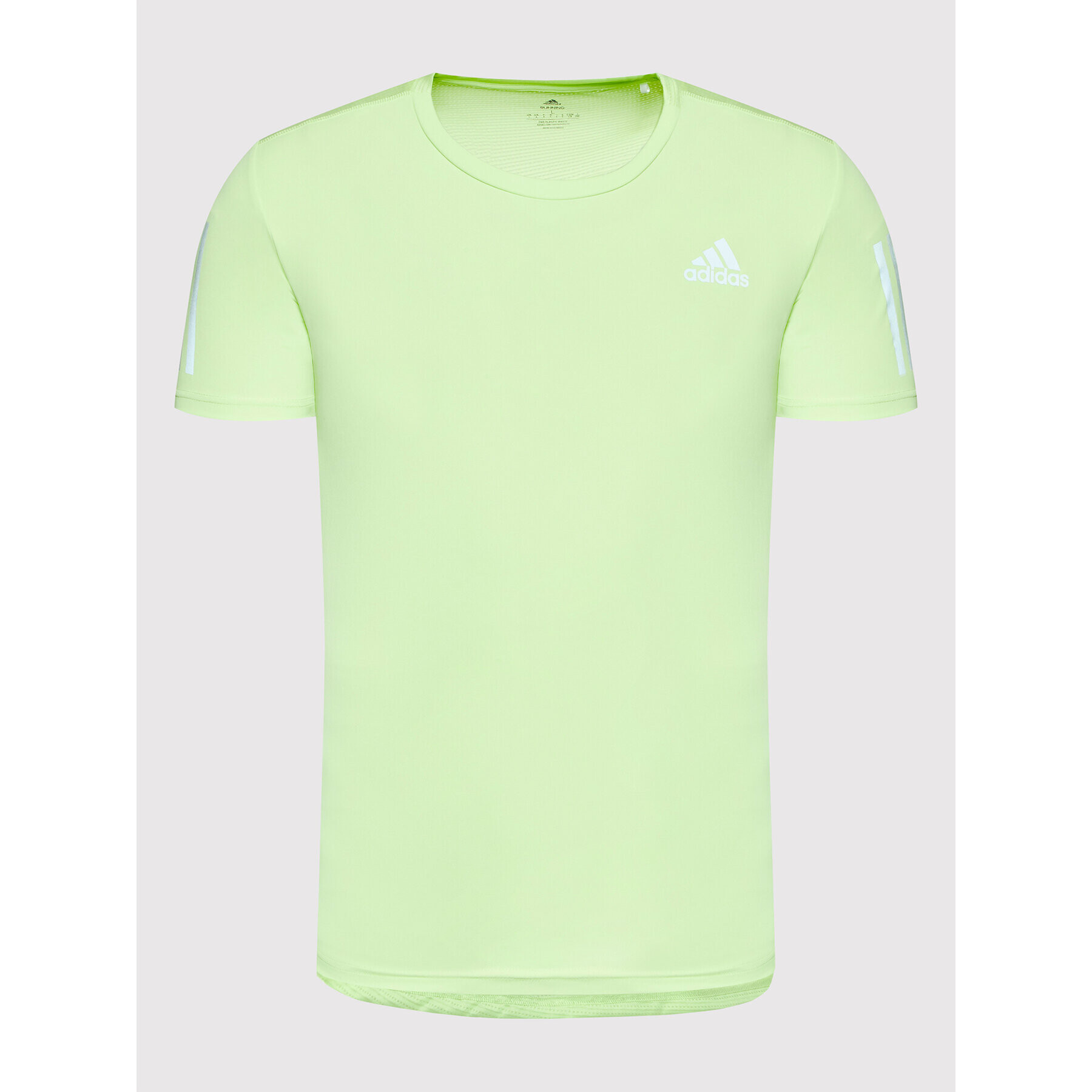 adidas Тениска от техническо трико Own The Run HB7441 Зелен Regular Fit - Pepit.bg