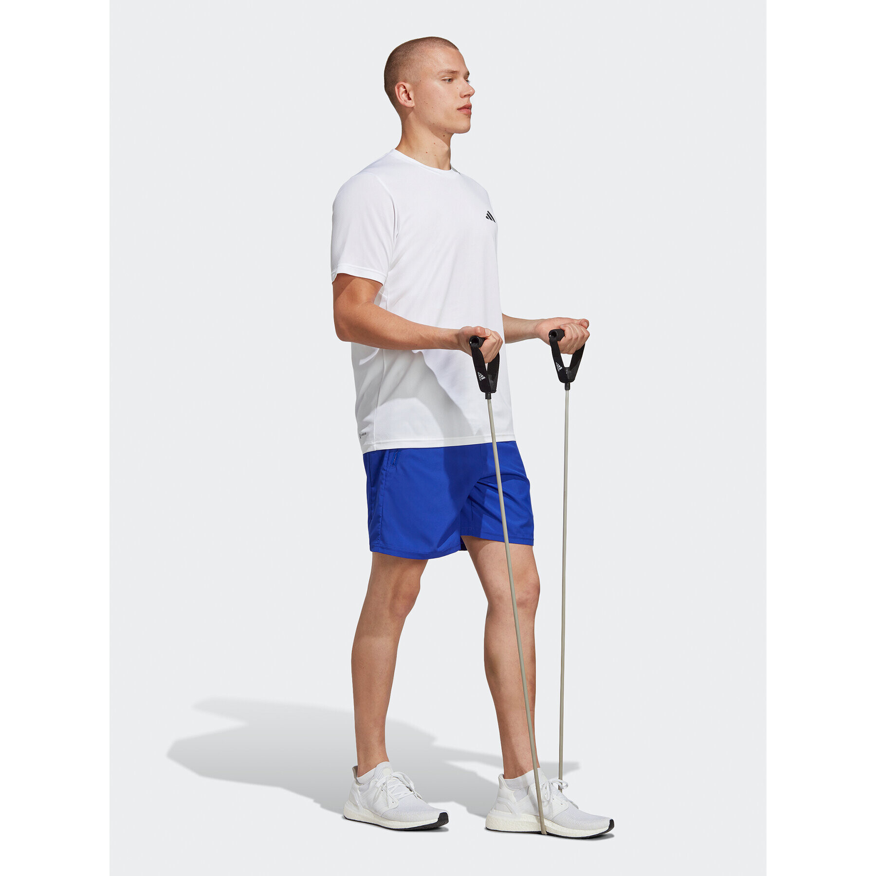 adidas Тениска от техническо трико Train Essentials Training IC7430 Бял Regular Fit - Pepit.bg