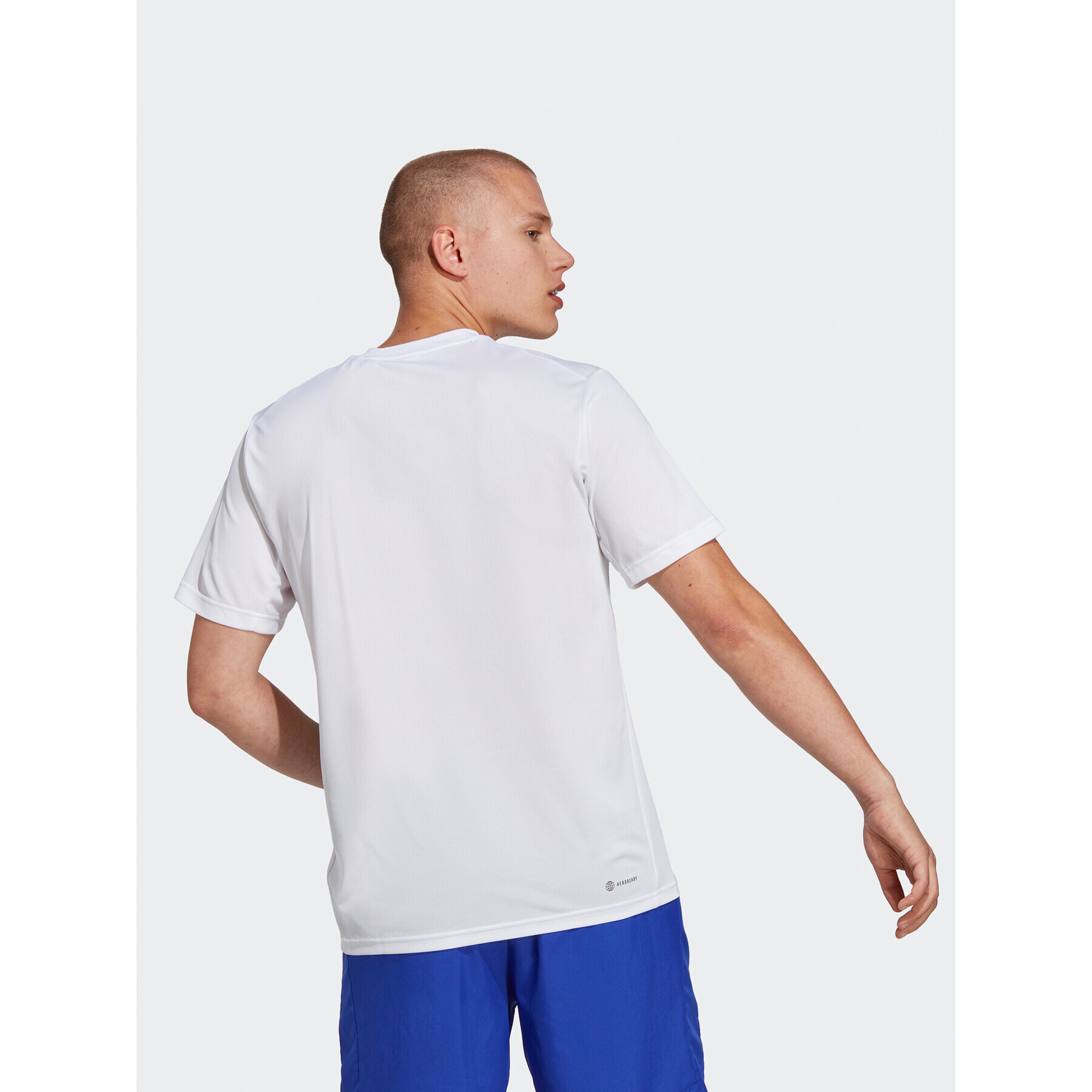 adidas Тениска от техническо трико Train Essentials Training IC7430 Бял Regular Fit - Pepit.bg