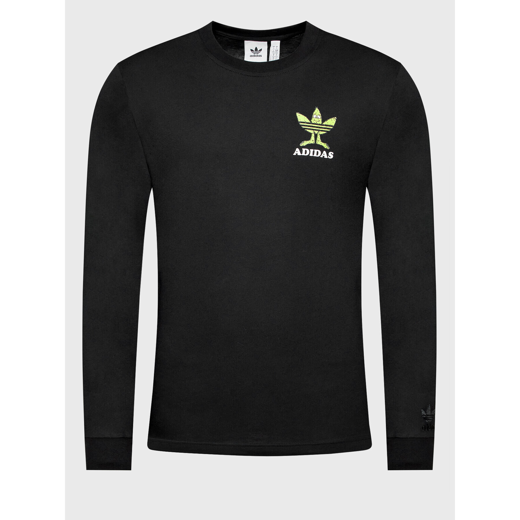 adidas Тениска с дълъг ръкав Fun HM2490 Черен Regular Fit - Pepit.bg