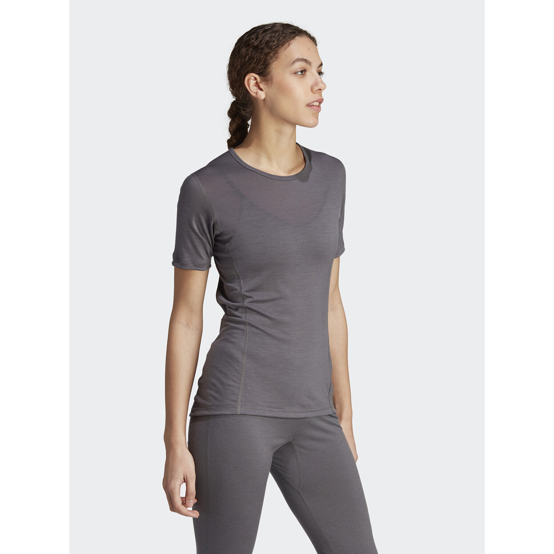 adidas Термооблекло горна част Xperior Merino 150 HZ8550 Сив Slim Fit - Pepit.bg