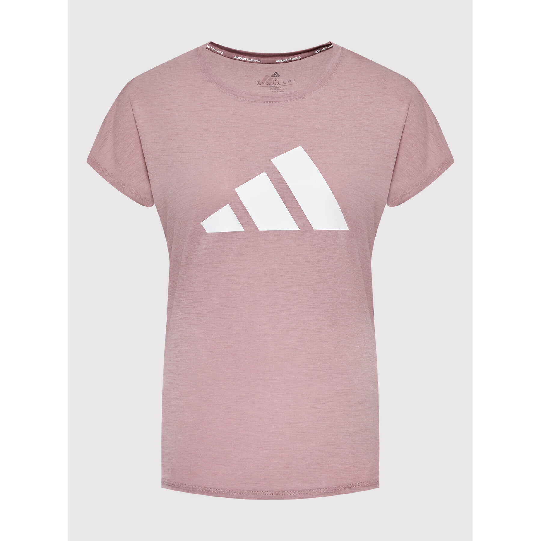 adidas Тениска от техническо трико 3-Stripes HG0242 Розов Regular Fit - Pepit.bg