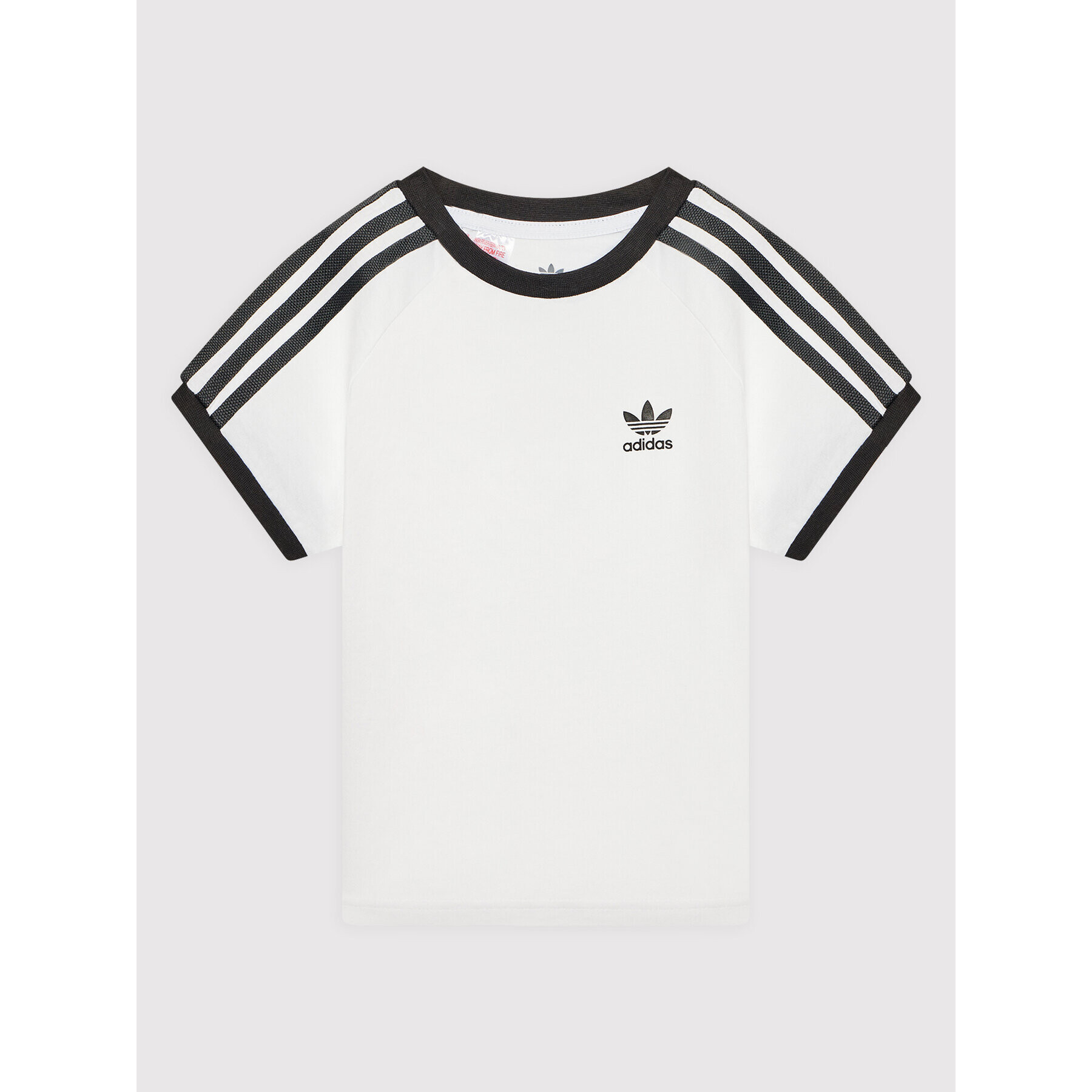 adidas Тишърт Adicolor 3-Stripes H31181 Бял Regular Fit - Pepit.bg
