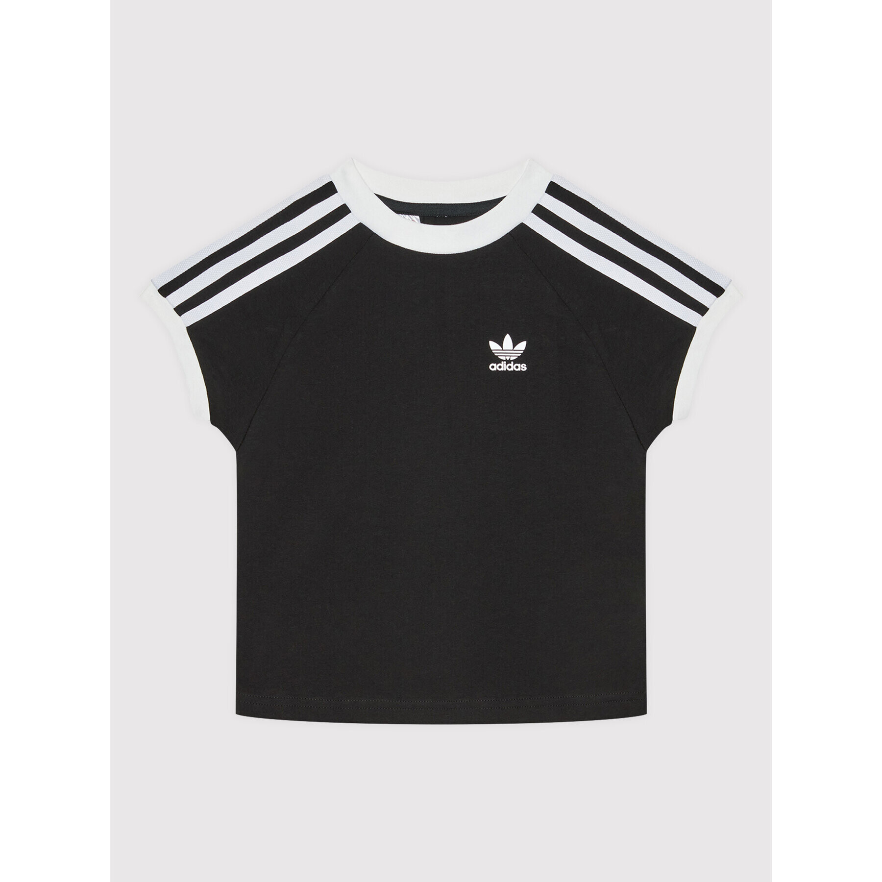 adidas Тишърт adicolor 3-Stripes H31182 Черен Regular Fit - Pepit.bg