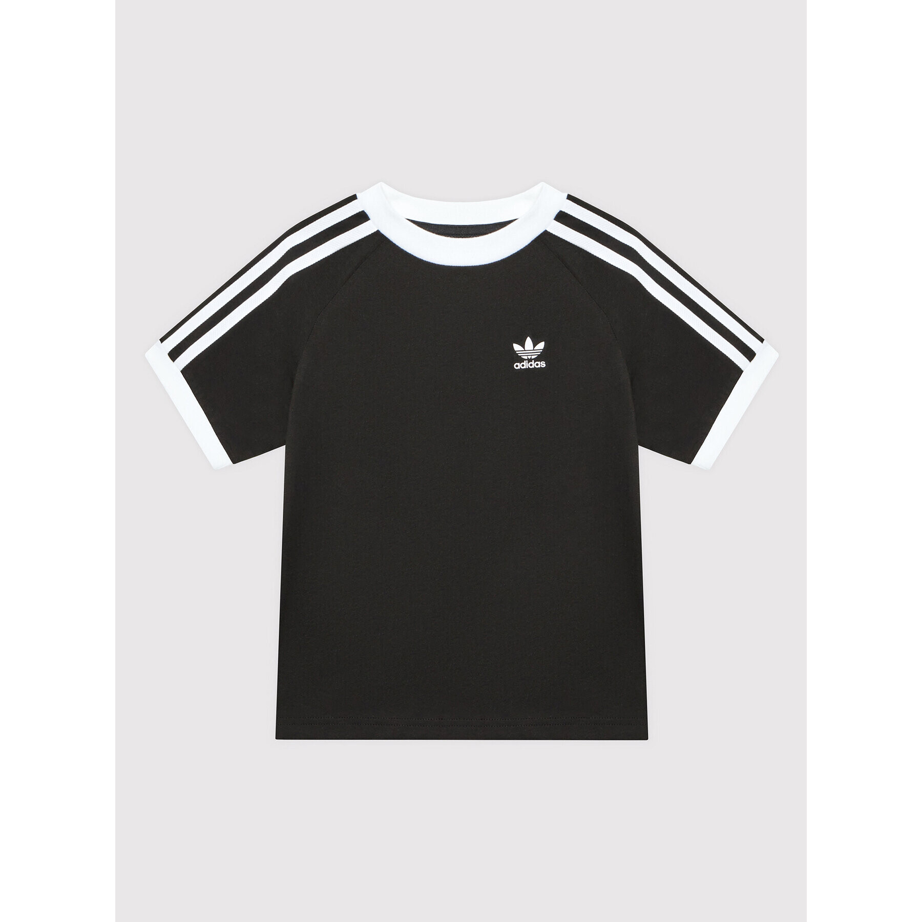 adidas Тишърт adicolor 3-Stripes HK2913 Черен Relaxed Fit - Pepit.bg