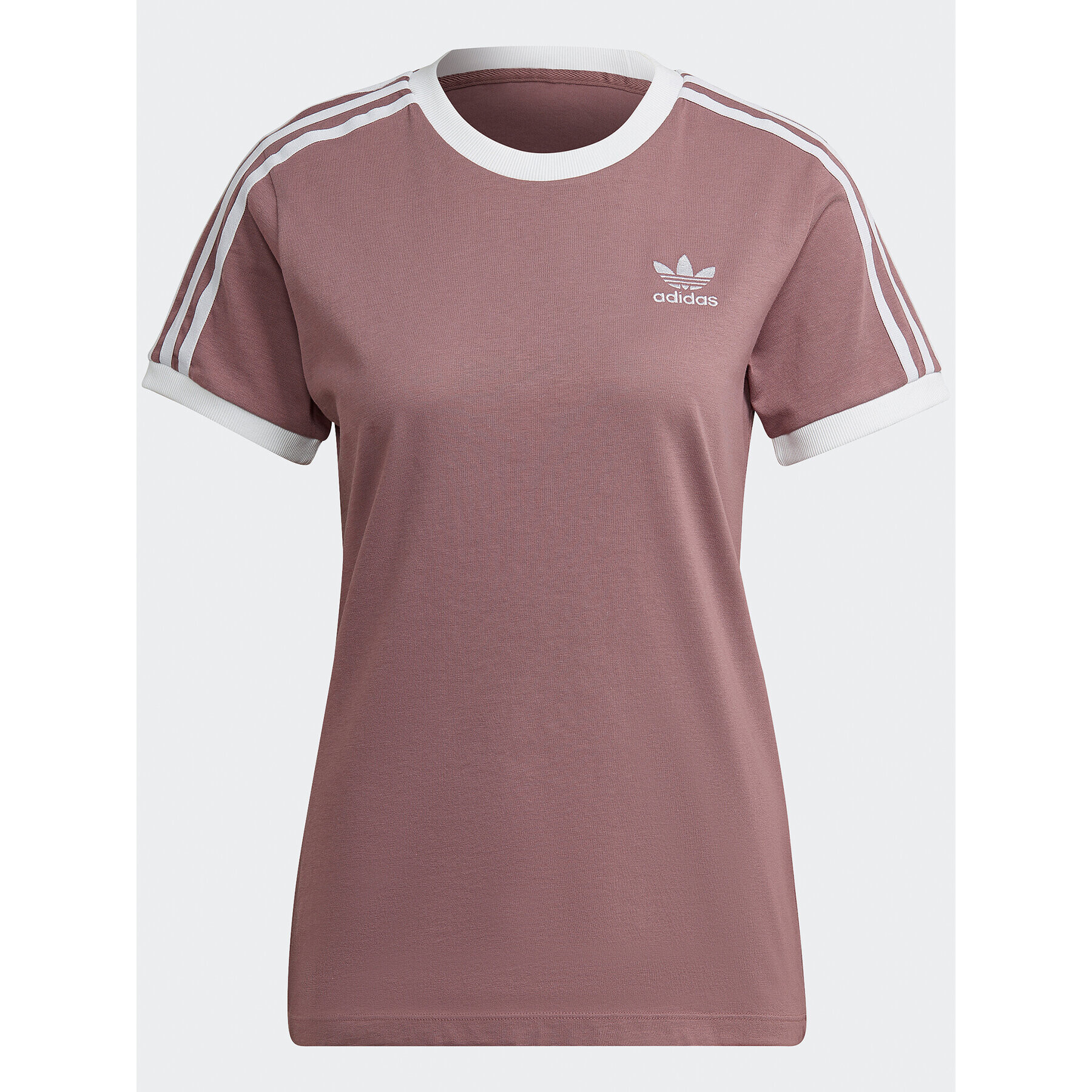 adidas Тишърт adicolor 3-Stripes HL6689 Розов Regular Fit - Pepit.bg