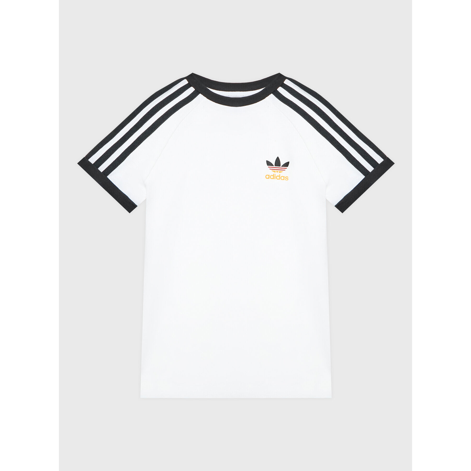 adidas Тишърт adicolor 3-Stripes HL9407 Бял Loose Fit - Pepit.bg