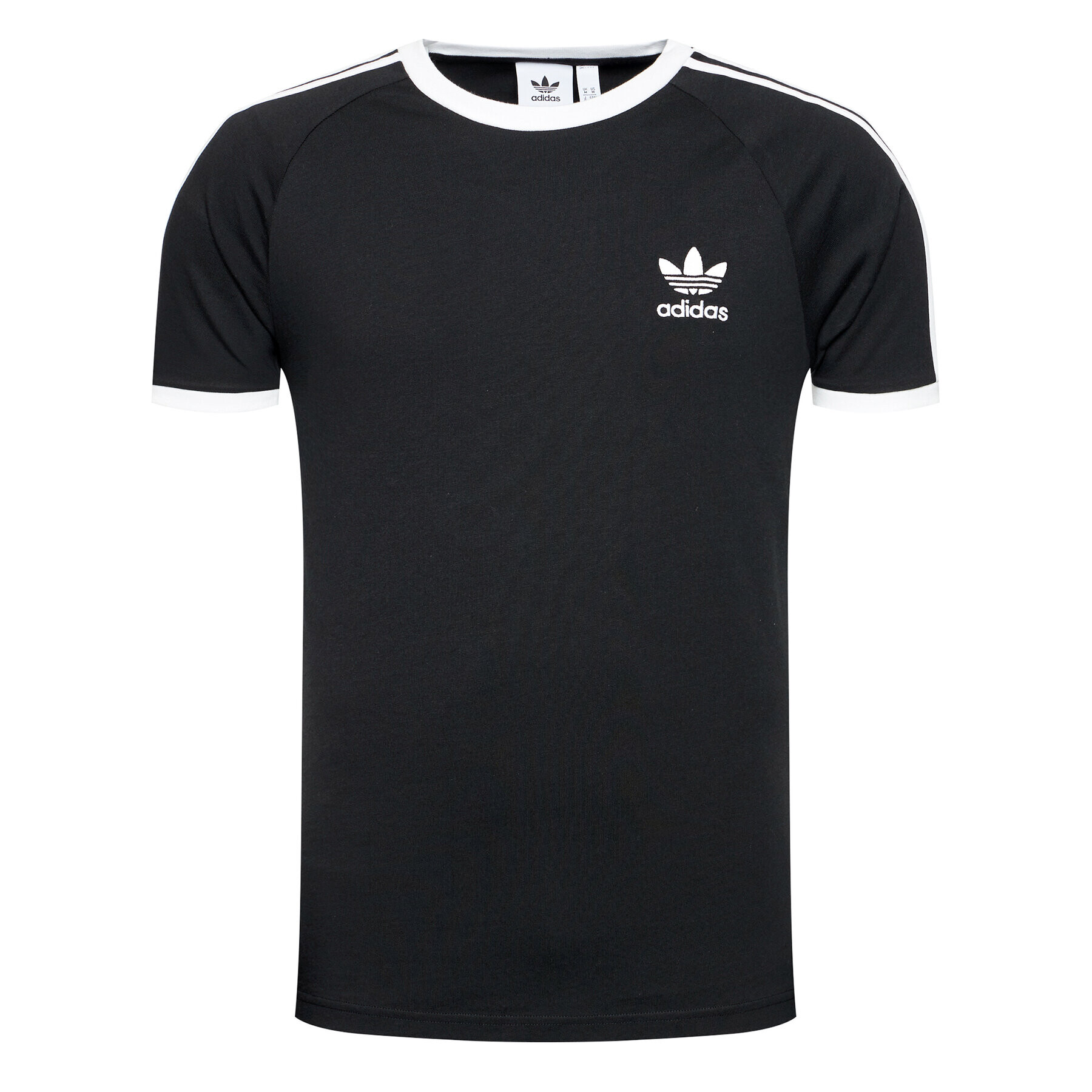 adidas Тишърт adicolor Classics 3-Stripes GN3495 Черен Slim Fit - Pepit.bg