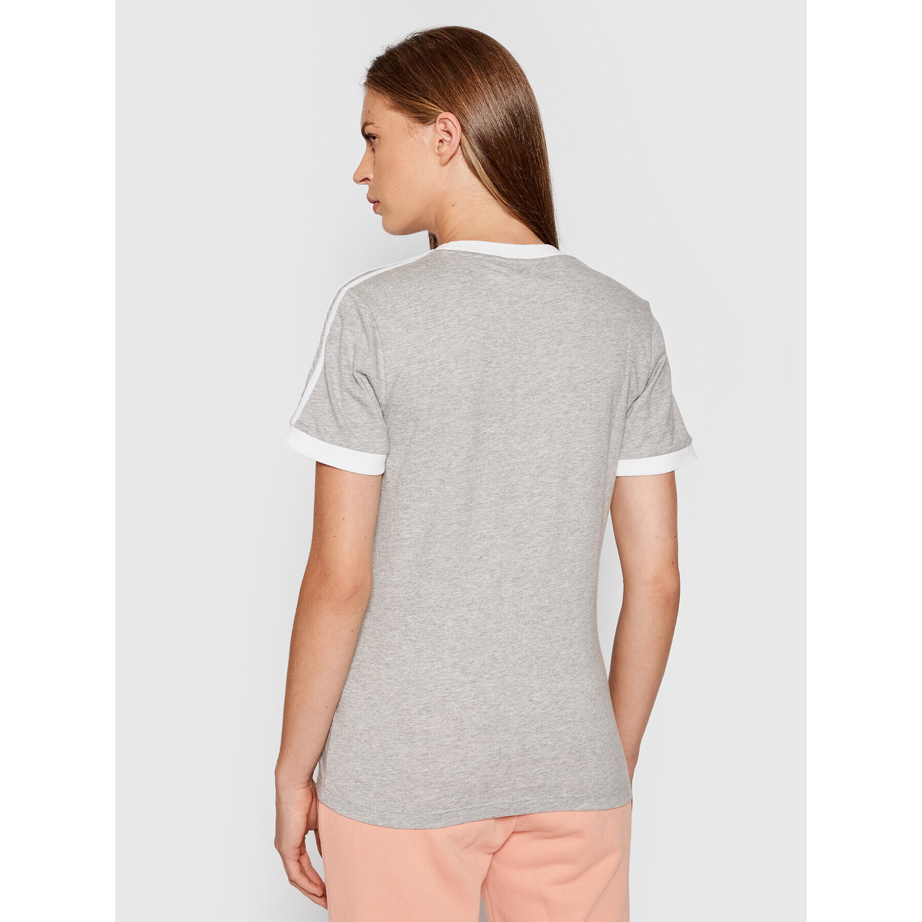 adidas Тишърт adicolor Classics 3-Stripes H33576 Сив Standard Fit - Pepit.bg