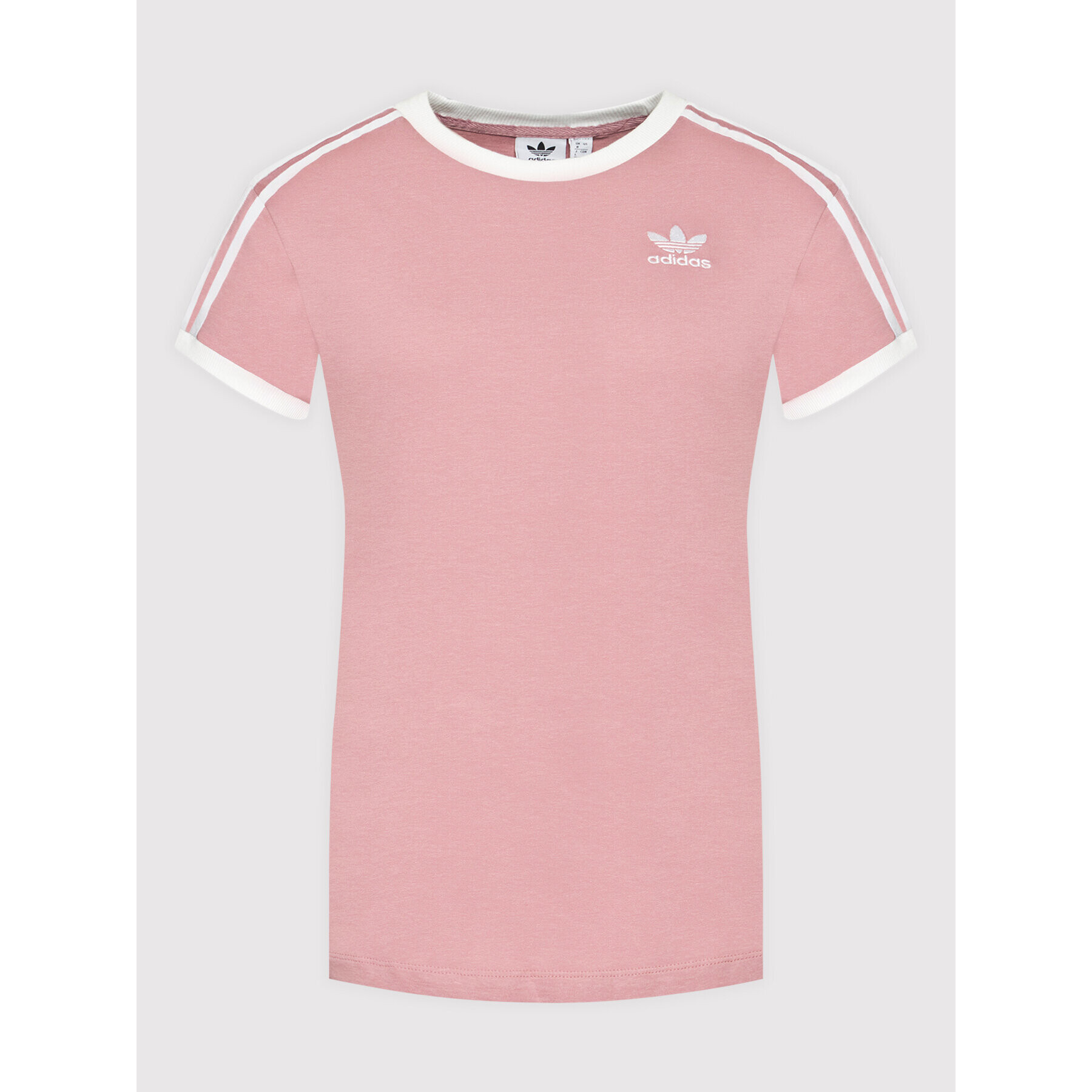 adidas Тишърт adicolor Classics 3-Stripes HB9485 Розов Regular Fit - Pepit.bg