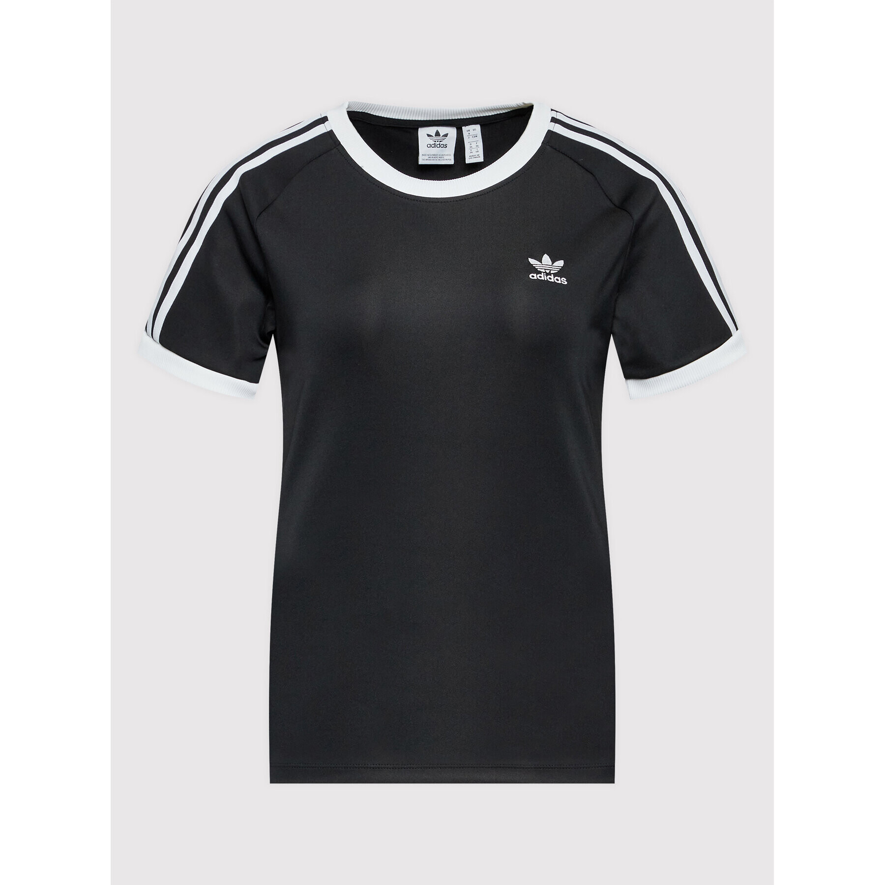 adidas Тишърт adicolor Classics 3-Stripes HM6411 Черен Slim Fit - Pepit.bg