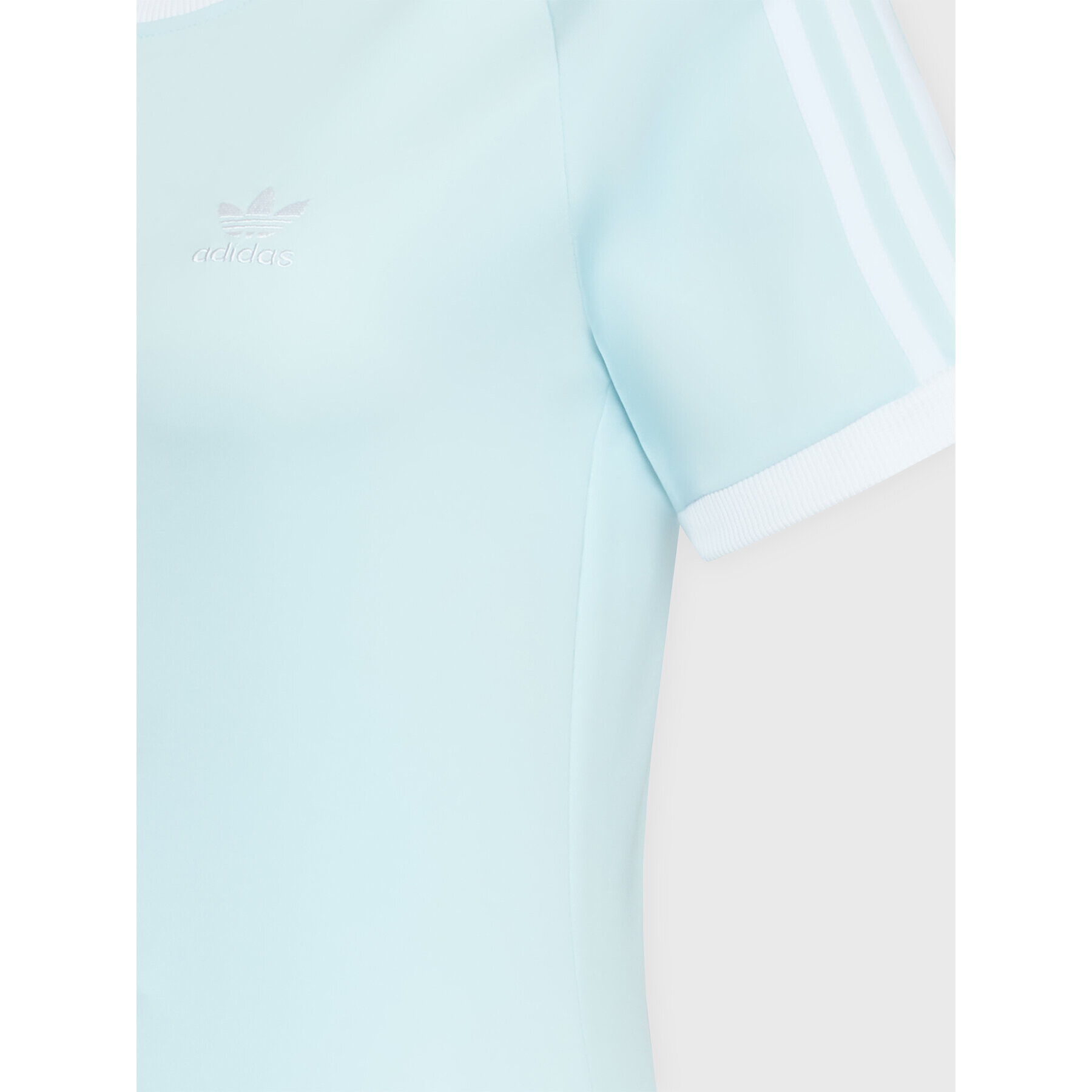 adidas Тишърт adicolor Classics 3-Stripes HM6415 Син Slim Fit - Pepit.bg